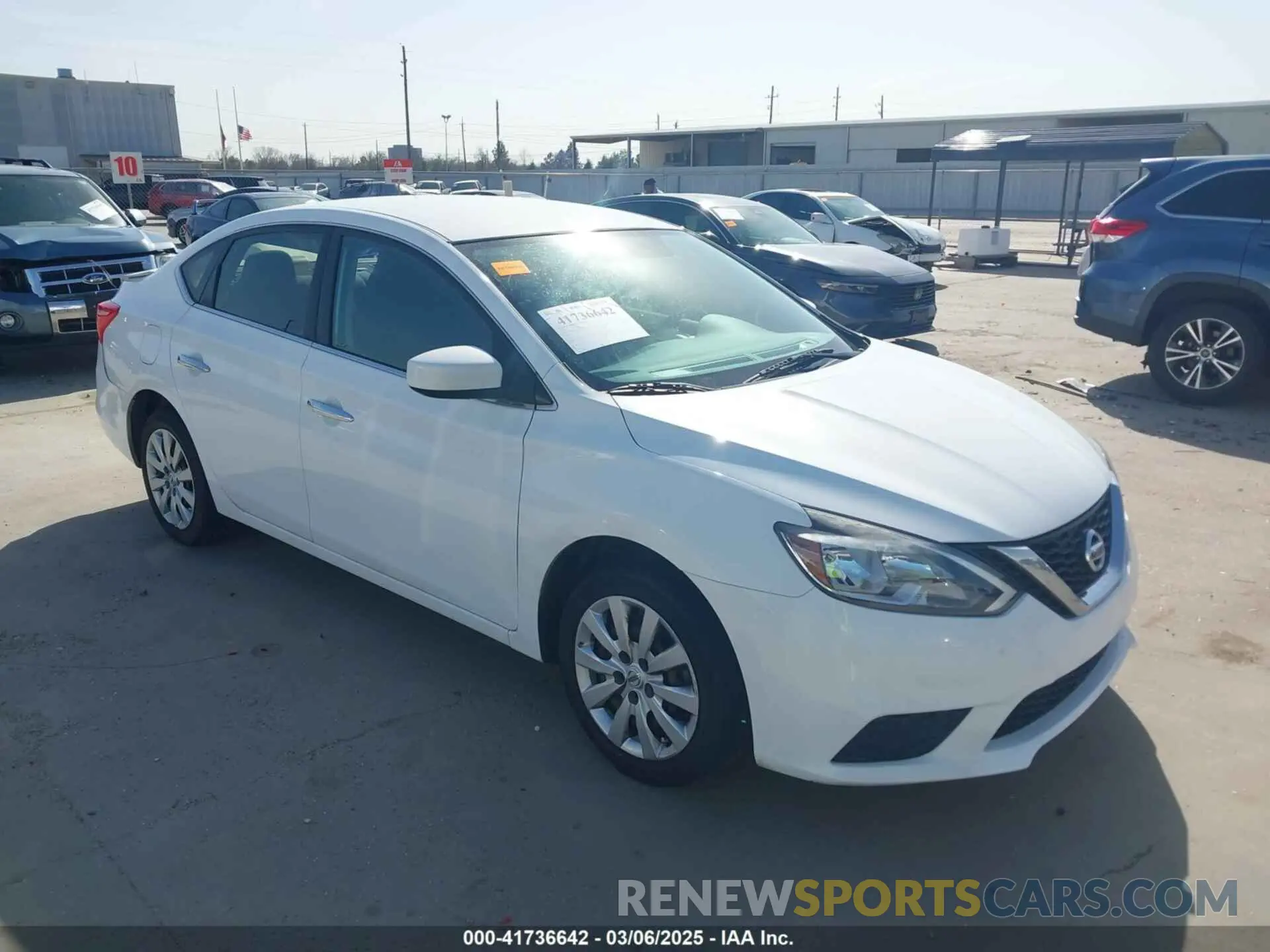 1 Photograph of a damaged car 3N1AB7AP6KY280263 NISSAN SENTRA 2019