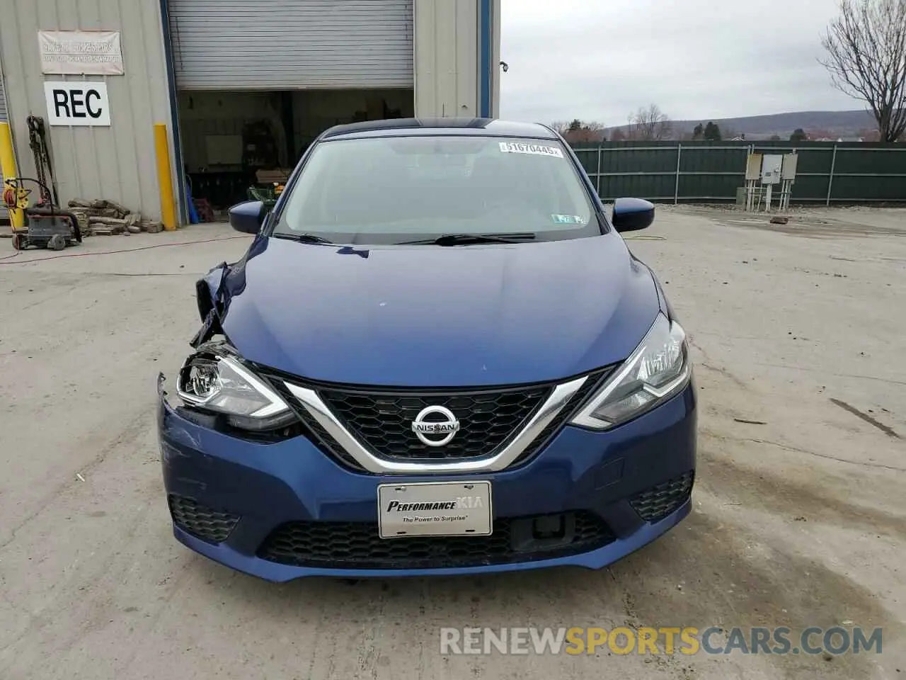 5 Photograph of a damaged car 3N1AB7AP6KY284796 NISSAN SENTRA 2019