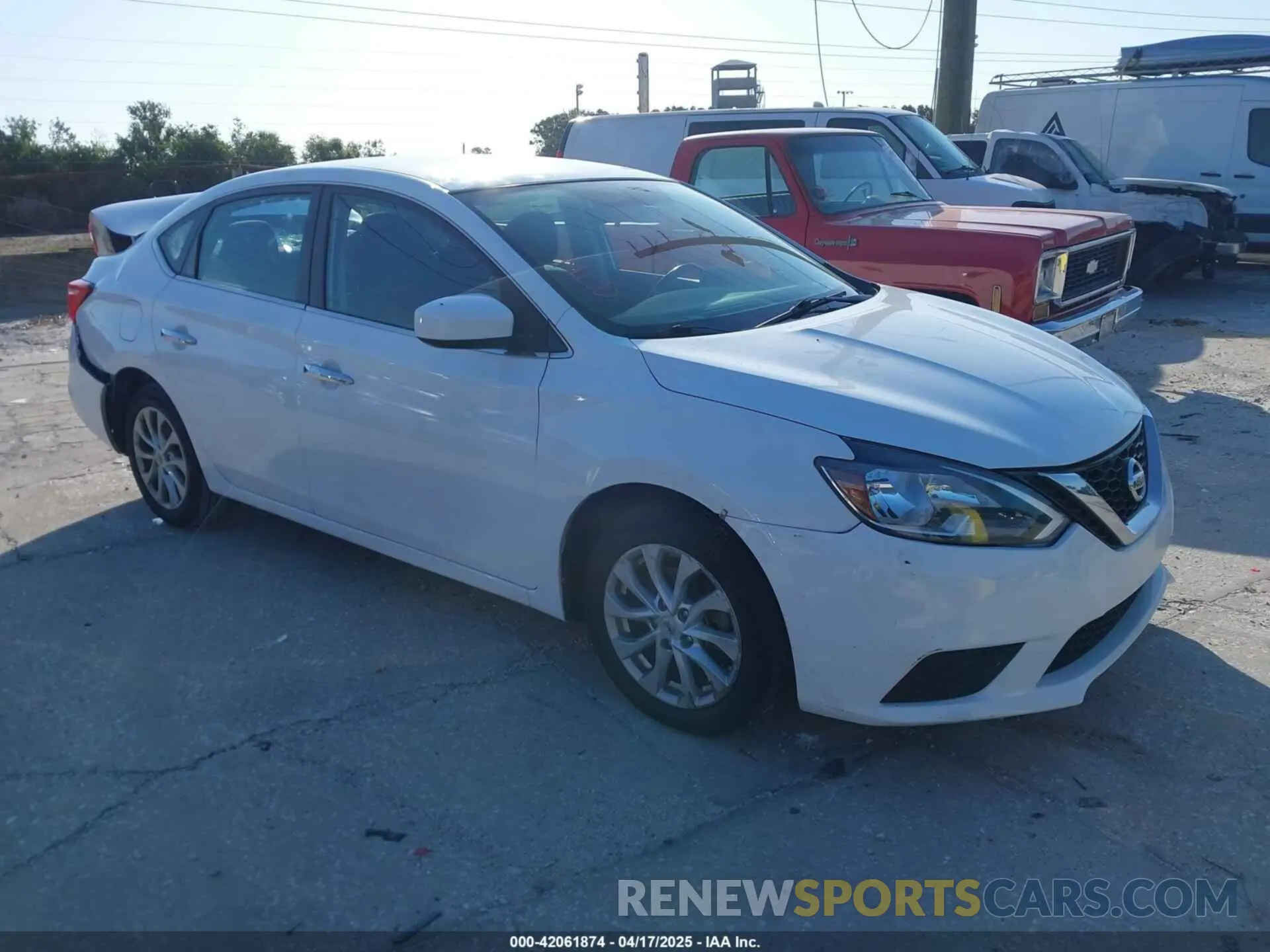 1 Photograph of a damaged car 3N1AB7AP6KY288590 NISSAN SENTRA 2019