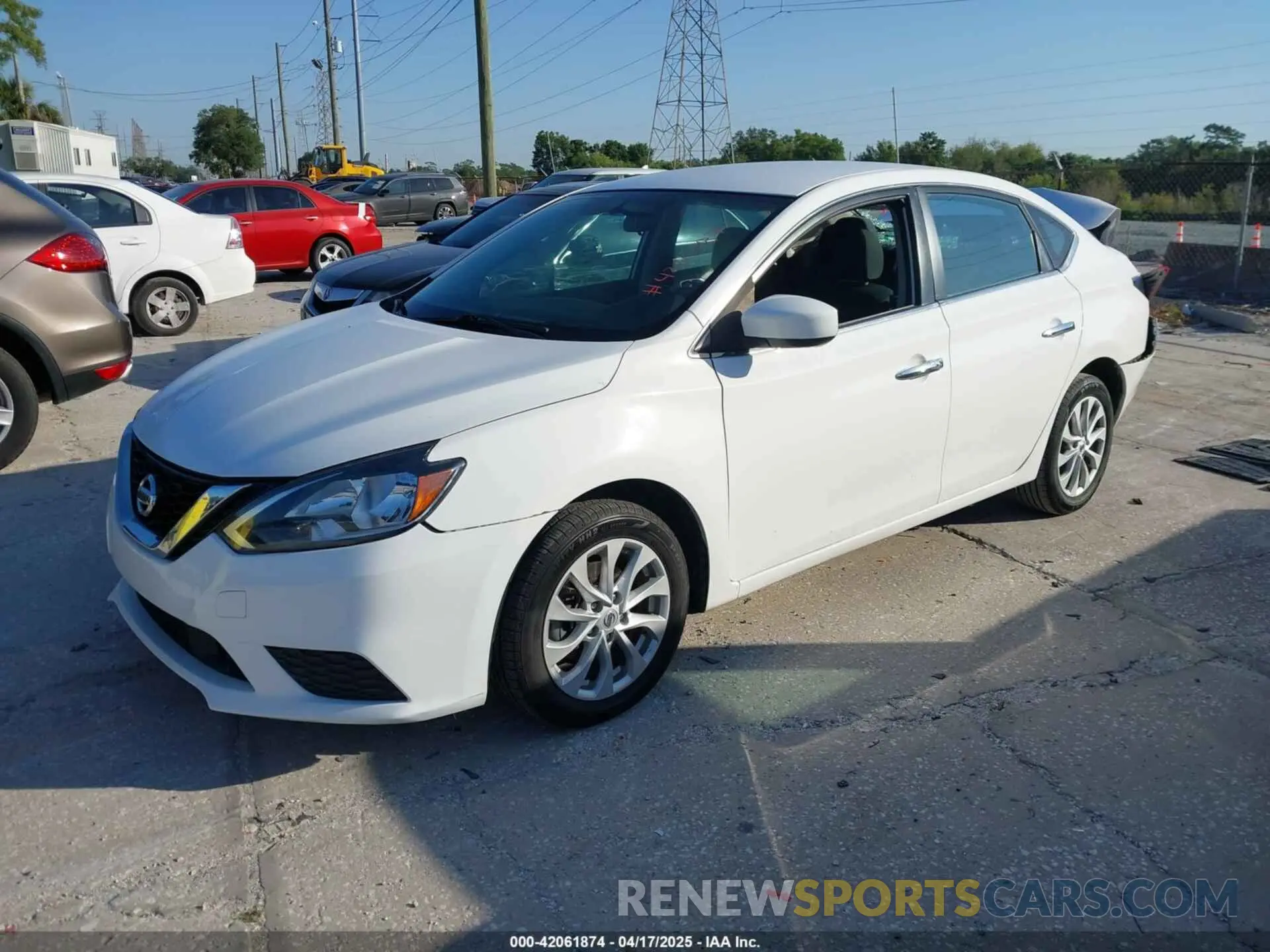2 Photograph of a damaged car 3N1AB7AP6KY288590 NISSAN SENTRA 2019