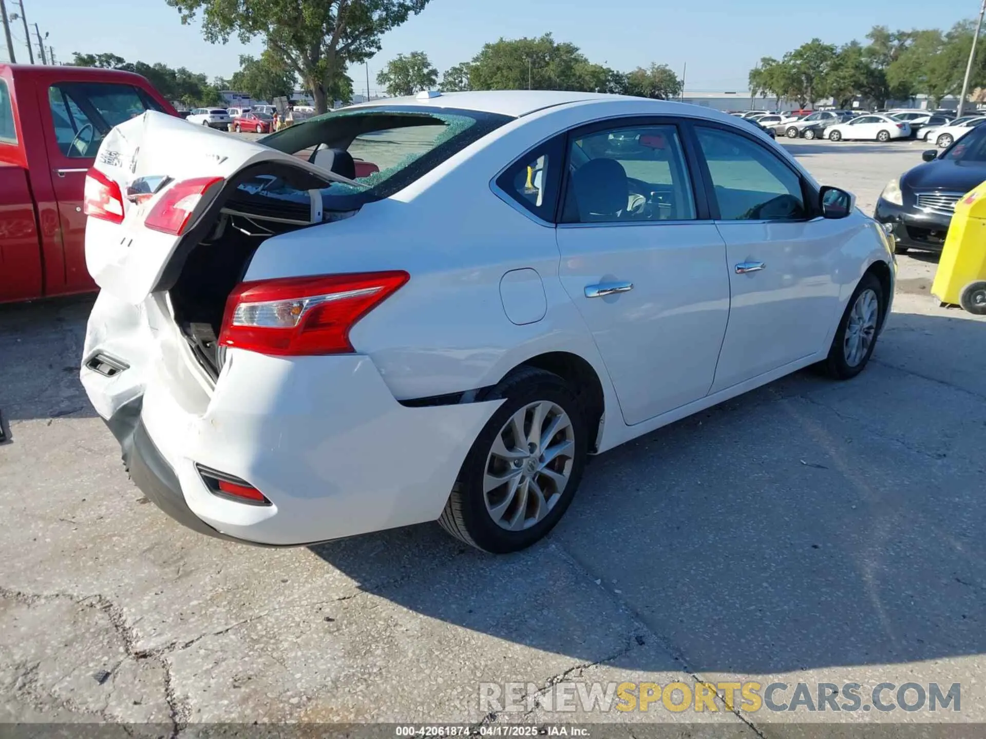 4 Photograph of a damaged car 3N1AB7AP6KY288590 NISSAN SENTRA 2019
