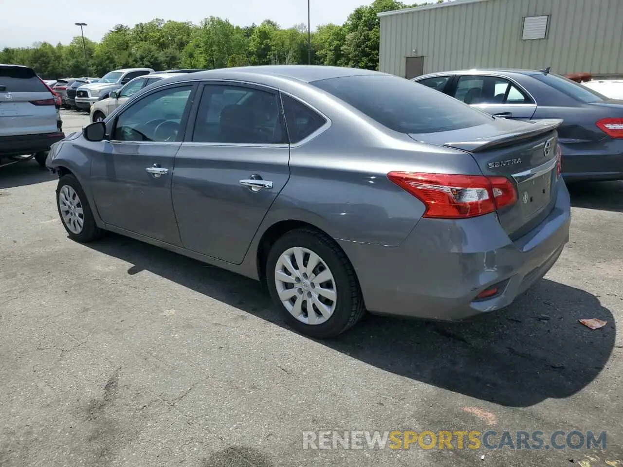 2 Photograph of a damaged car 3N1AB7AP6KY292526 NISSAN SENTRA 2019