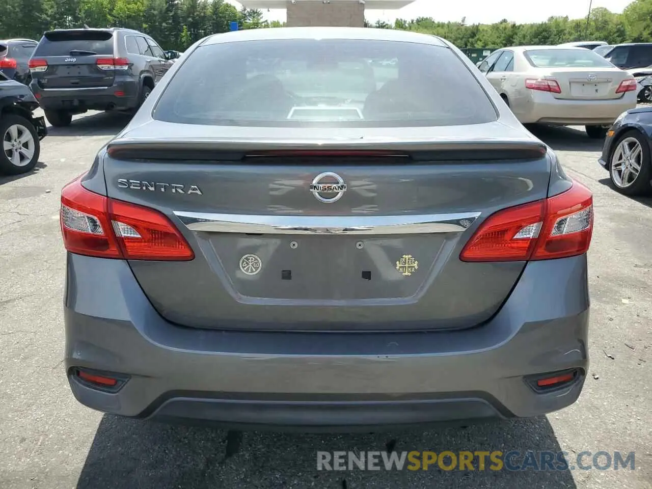6 Photograph of a damaged car 3N1AB7AP6KY292526 NISSAN SENTRA 2019
