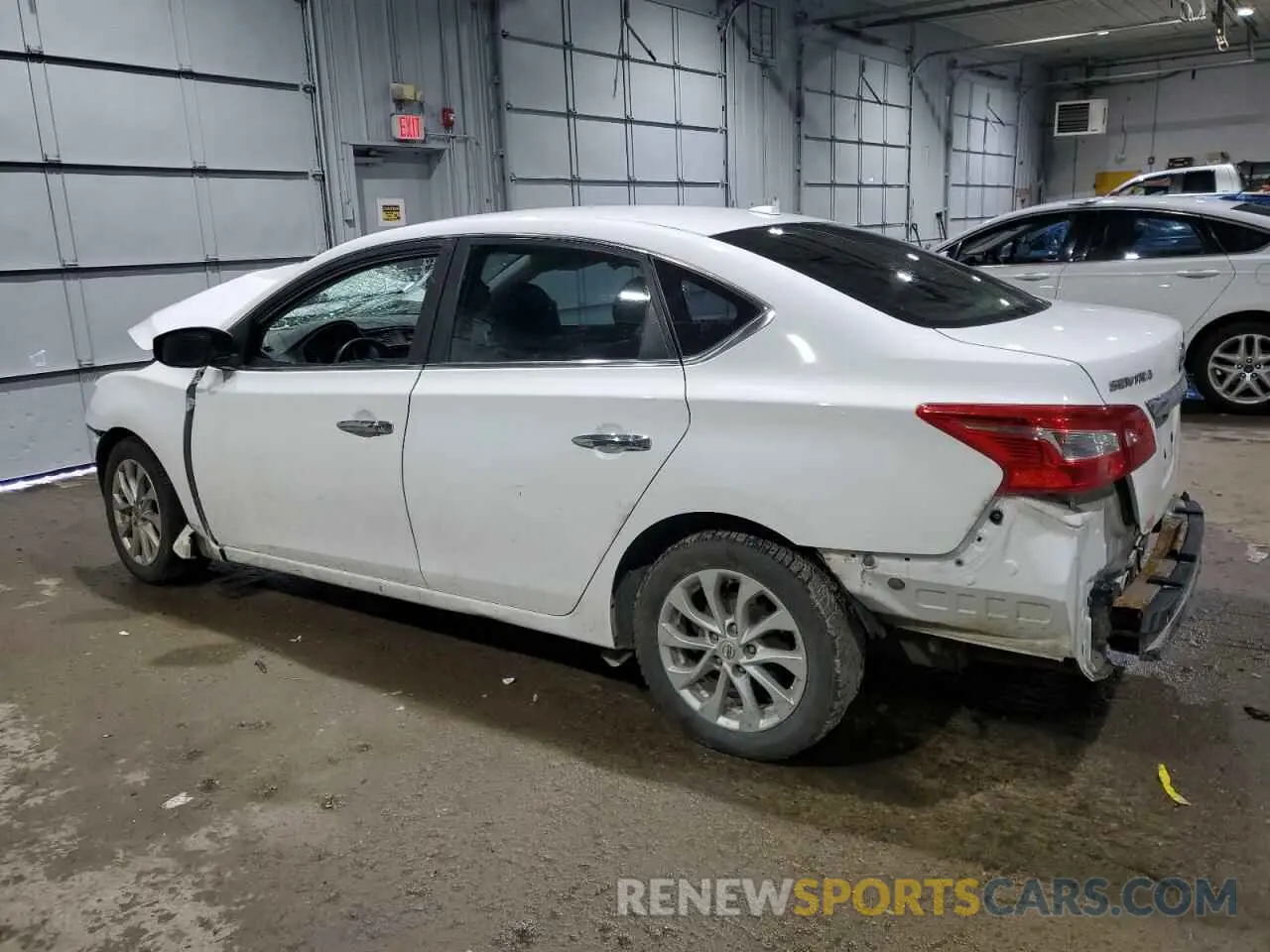 2 Photograph of a damaged car 3N1AB7AP6KY299329 NISSAN SENTRA 2019