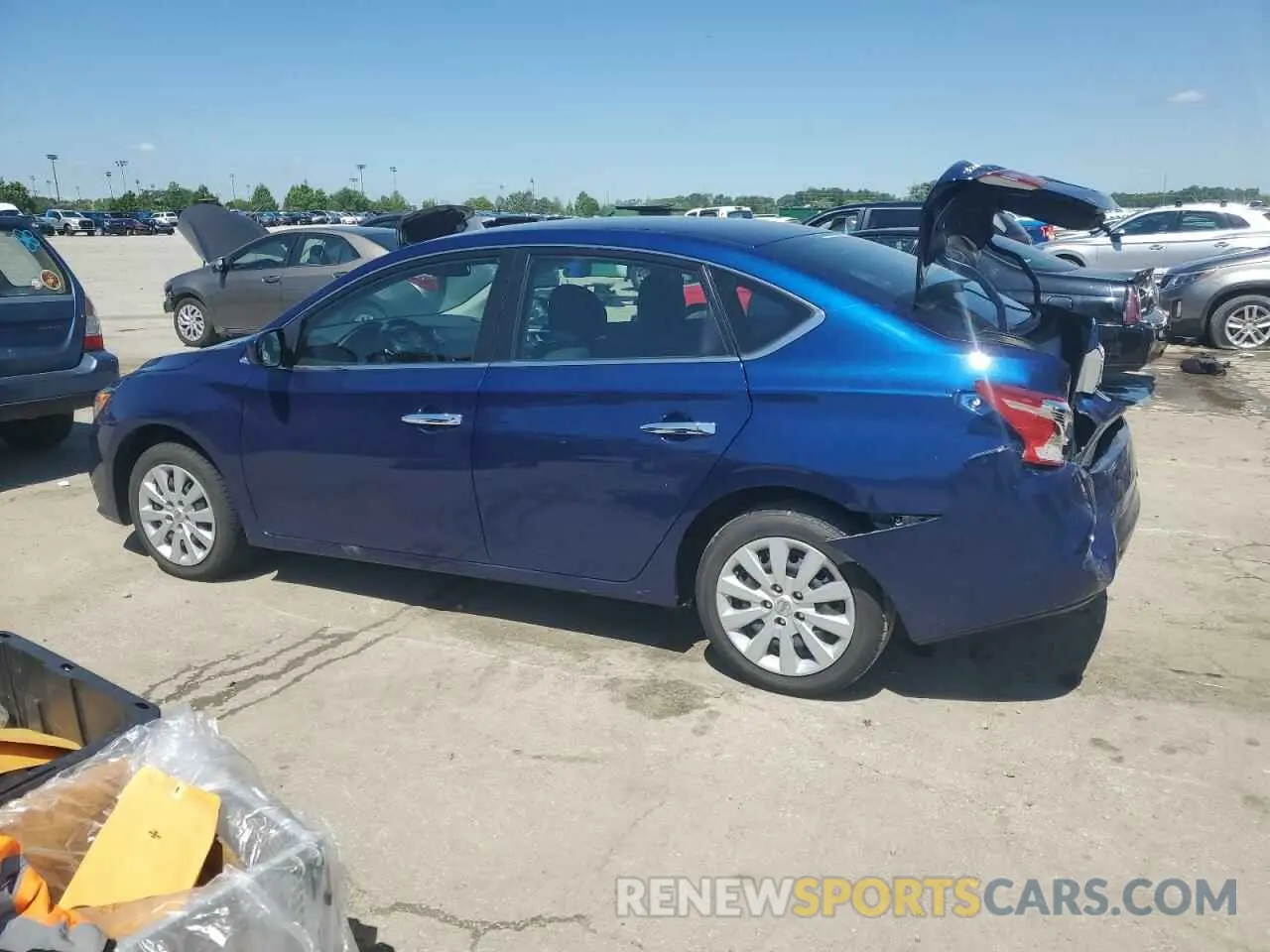2 Photograph of a damaged car 3N1AB7AP6KY304884 NISSAN SENTRA 2019