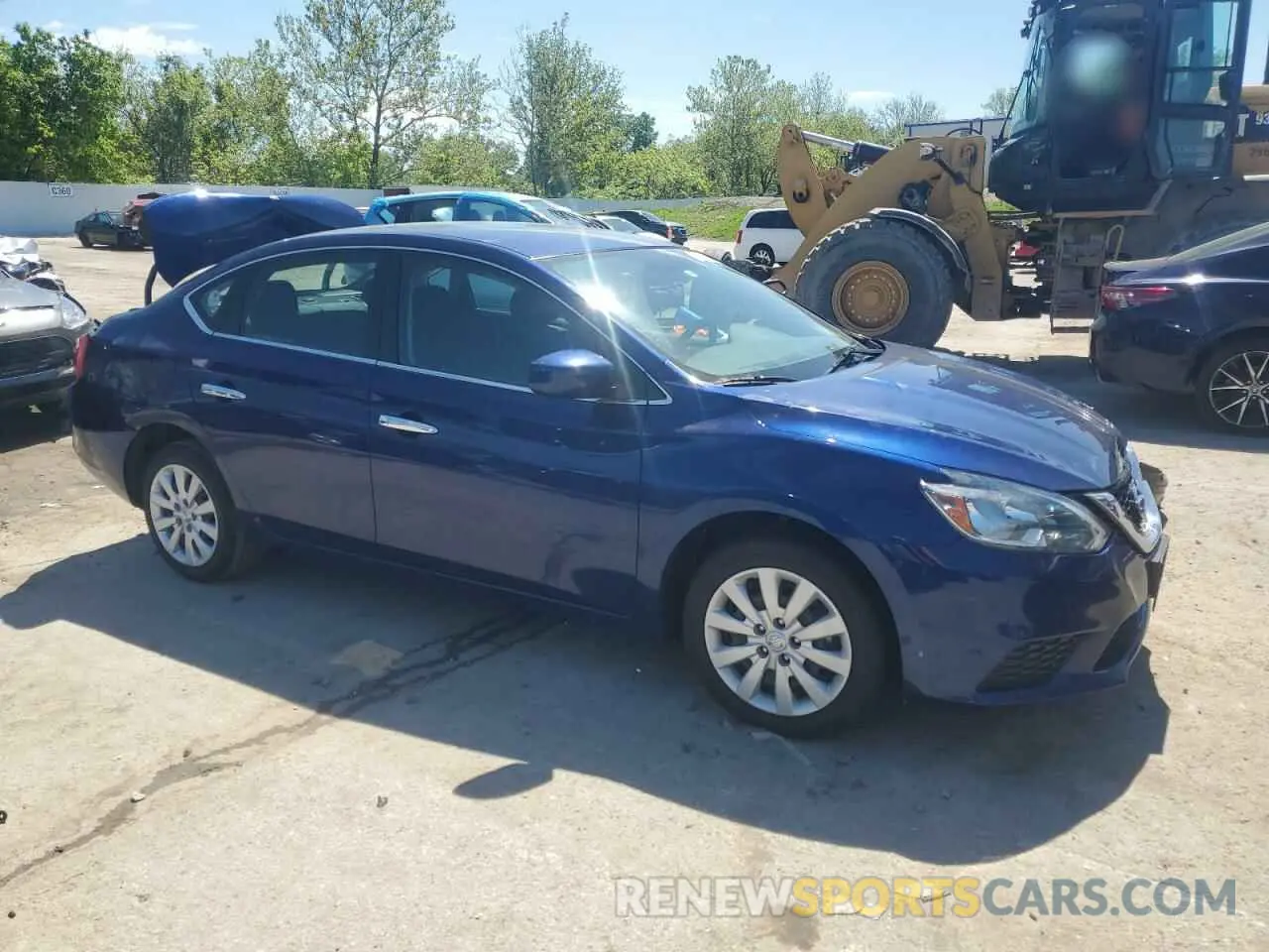 4 Photograph of a damaged car 3N1AB7AP6KY304884 NISSAN SENTRA 2019