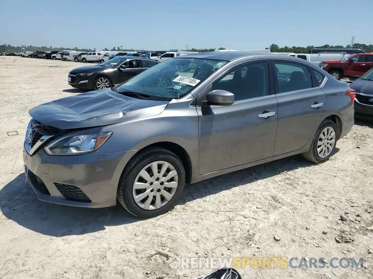 1 Photograph of a damaged car 3N1AB7AP6KY309079 NISSAN SENTRA 2019