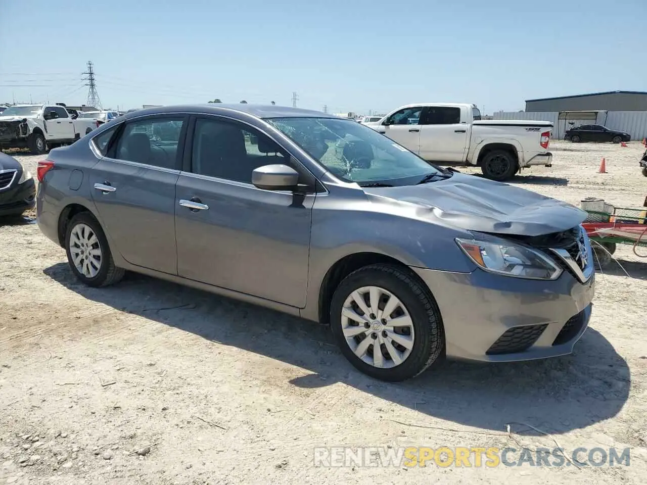 4 Photograph of a damaged car 3N1AB7AP6KY309079 NISSAN SENTRA 2019