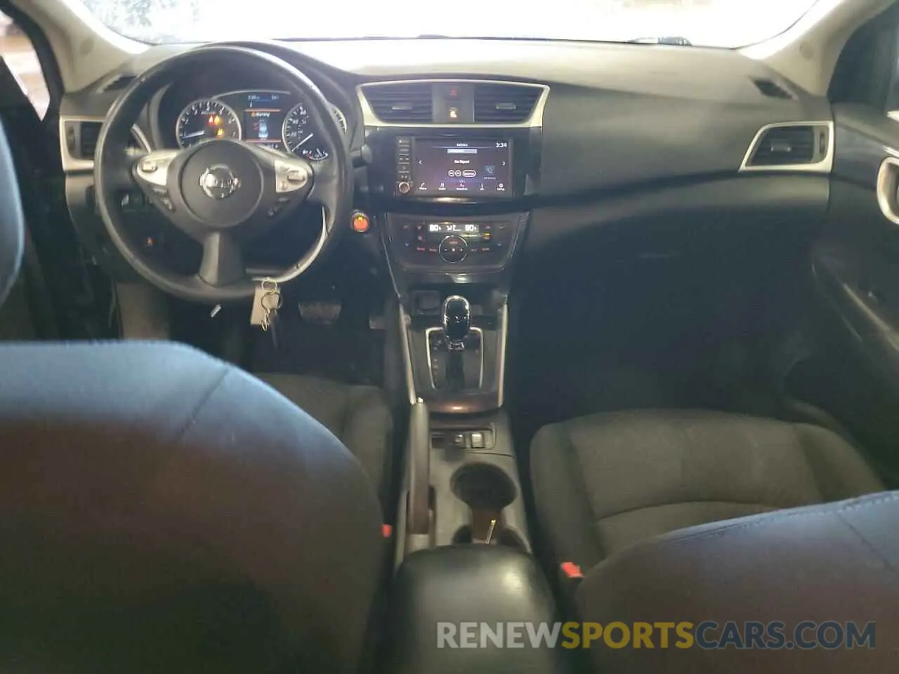 8 Photograph of a damaged car 3N1AB7AP6KY309633 NISSAN SENTRA 2019