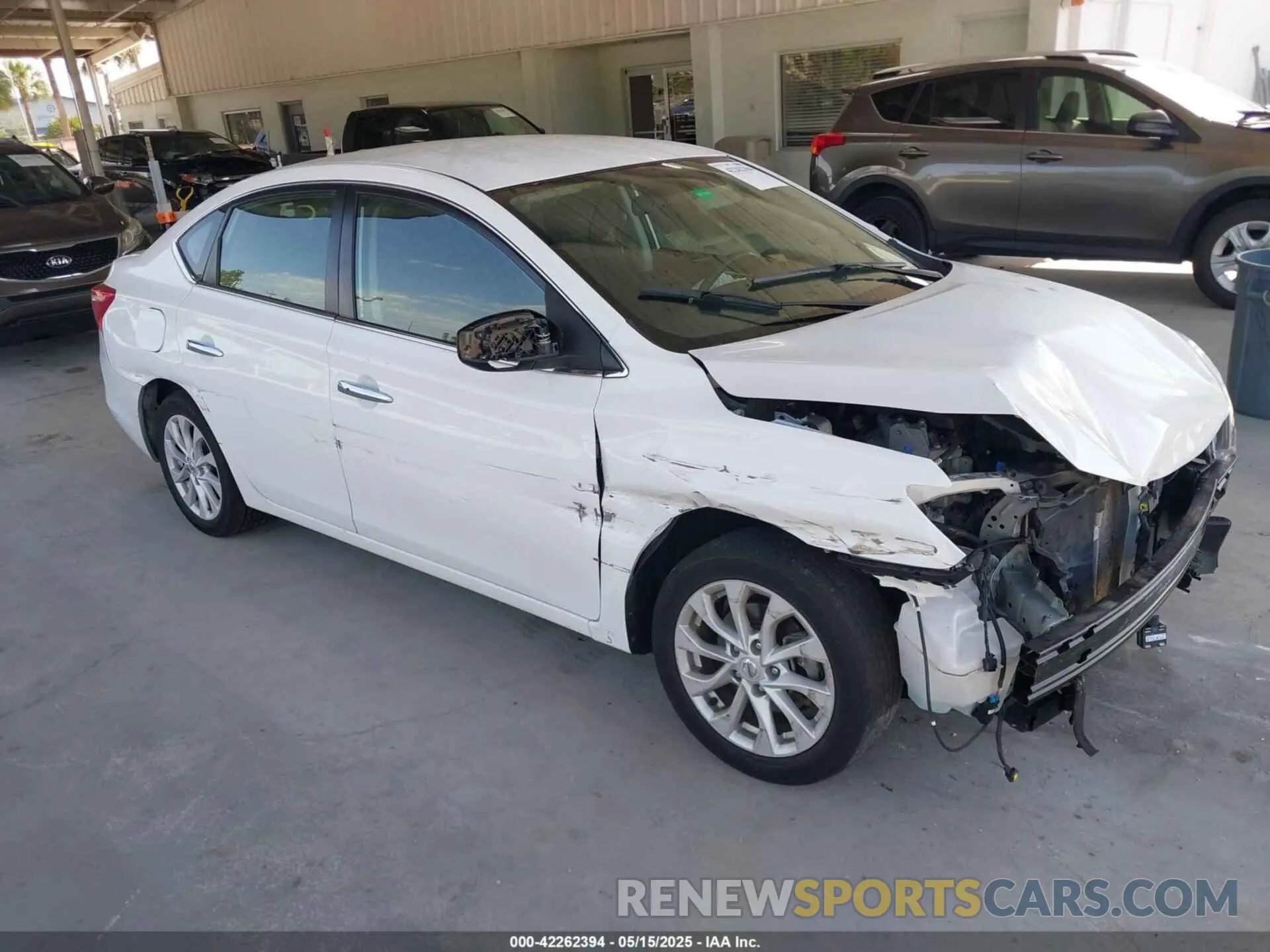 1 Photograph of a damaged car 3N1AB7AP6KY315013 NISSAN SENTRA 2019