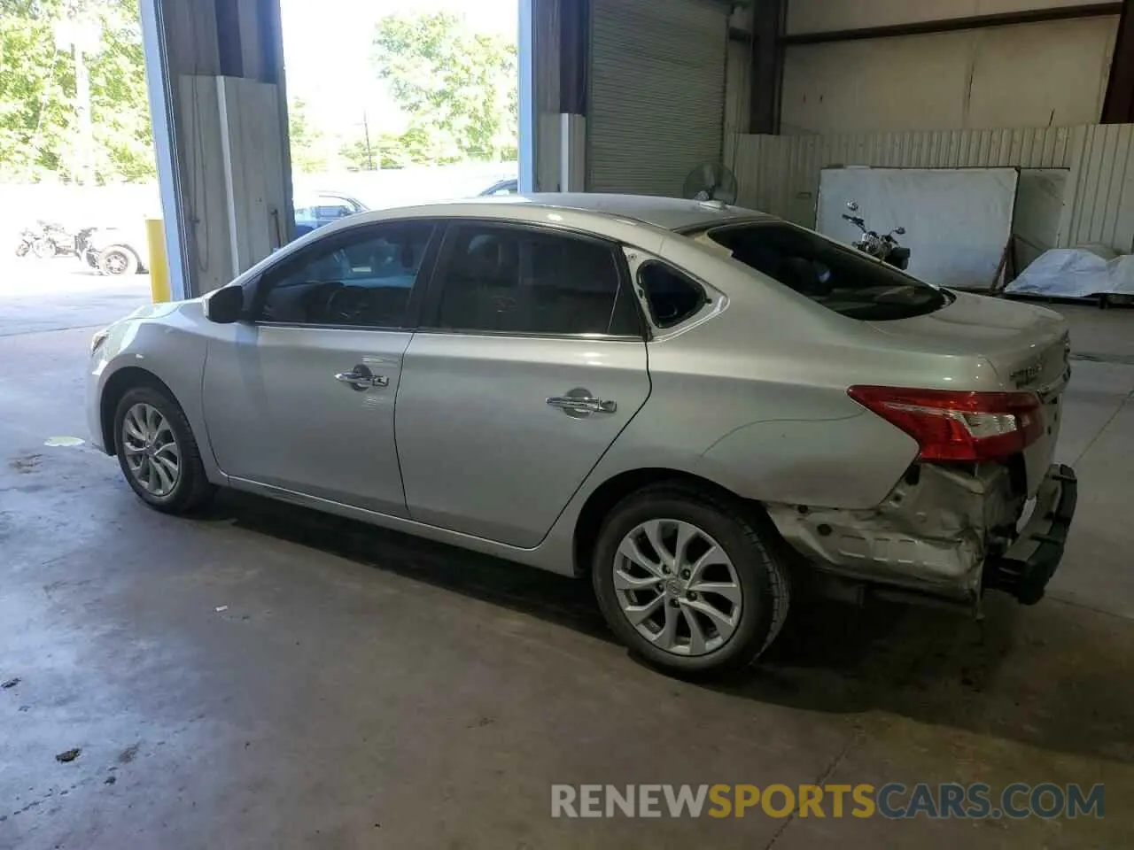 2 Photograph of a damaged car 3N1AB7AP6KY318199 NISSAN SENTRA 2019