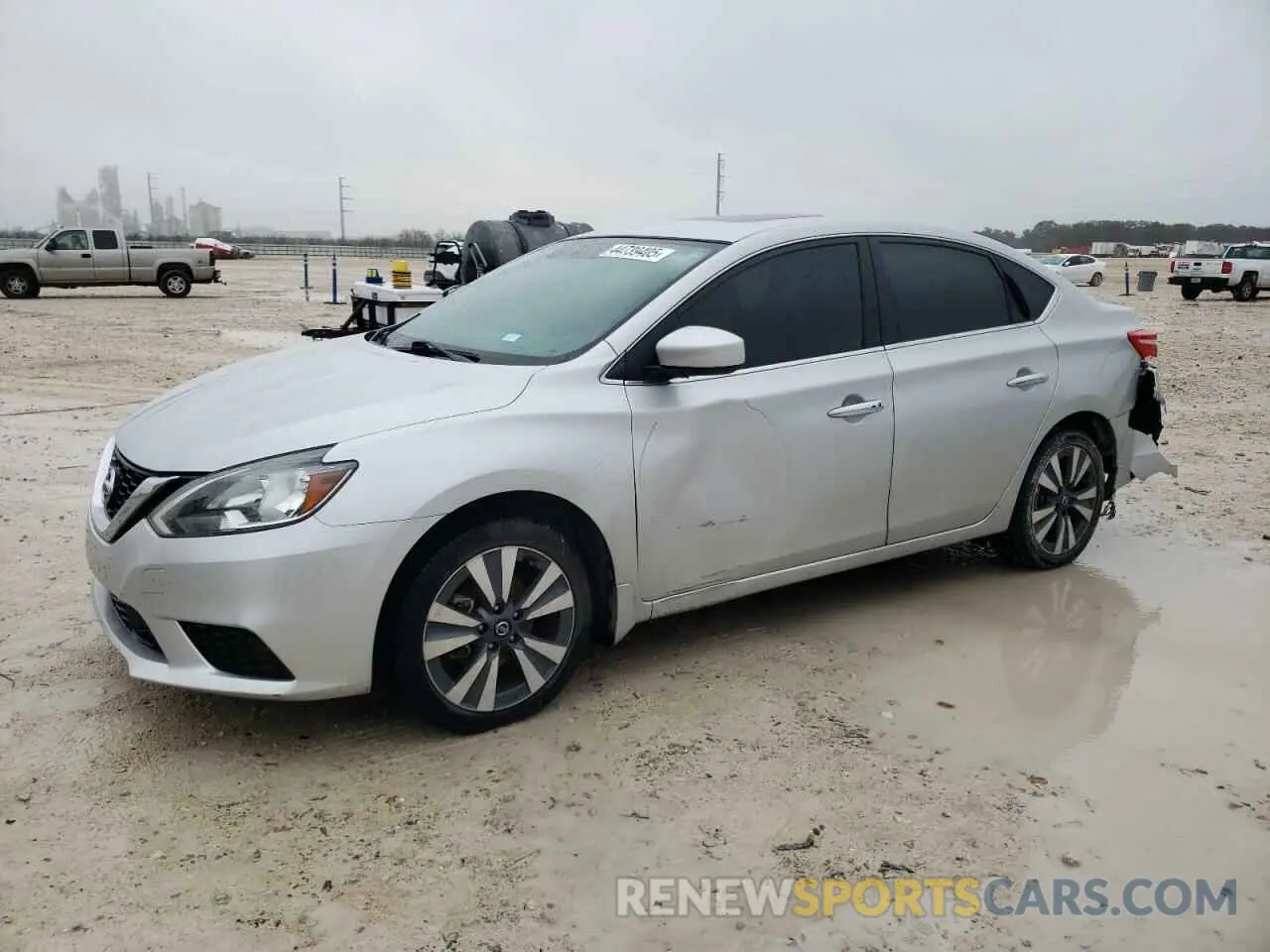 1 Photograph of a damaged car 3N1AB7AP6KY320597 NISSAN SENTRA 2019