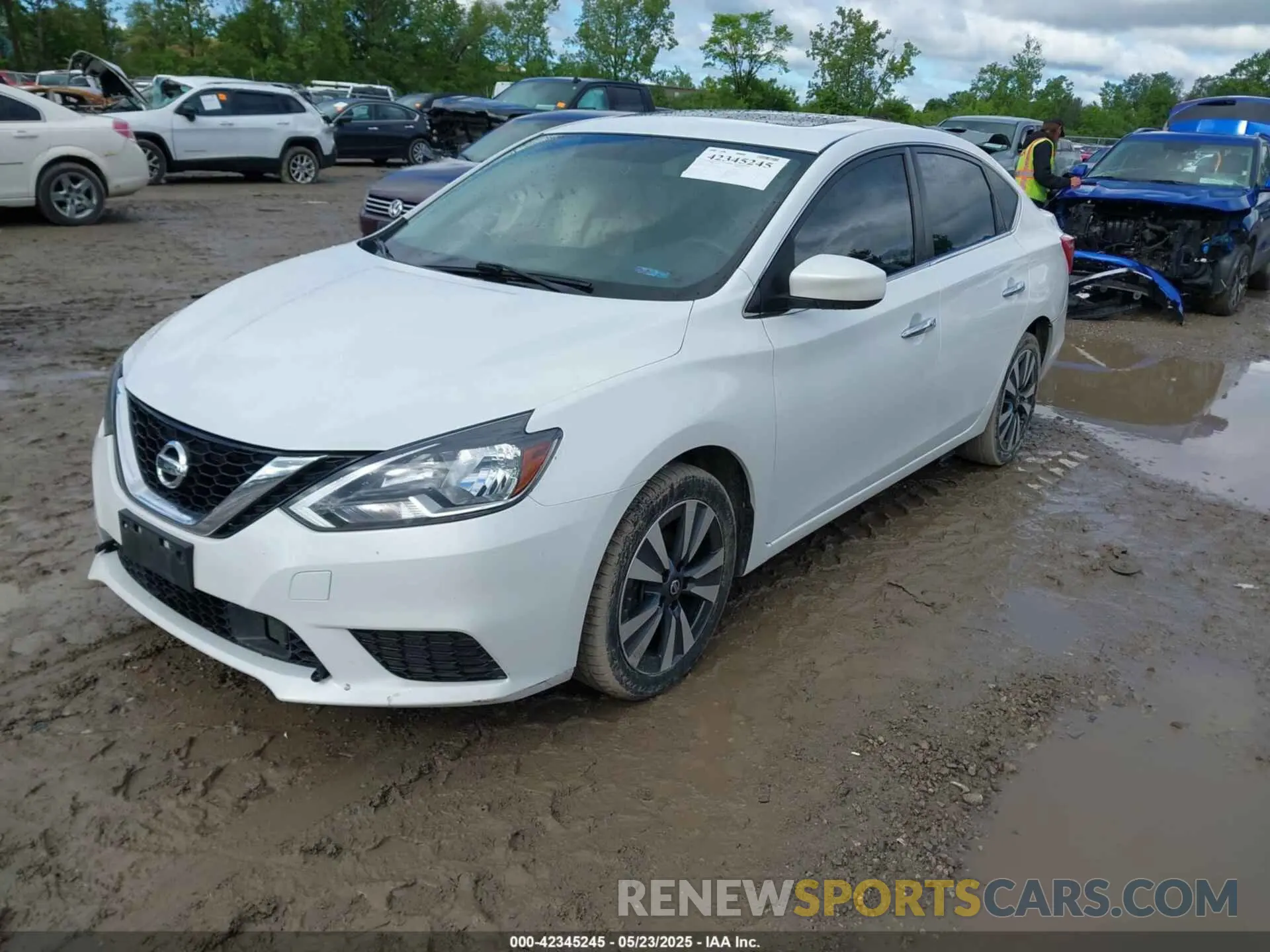 2 Photograph of a damaged car 3N1AB7AP6KY329459 NISSAN SENTRA 2019
