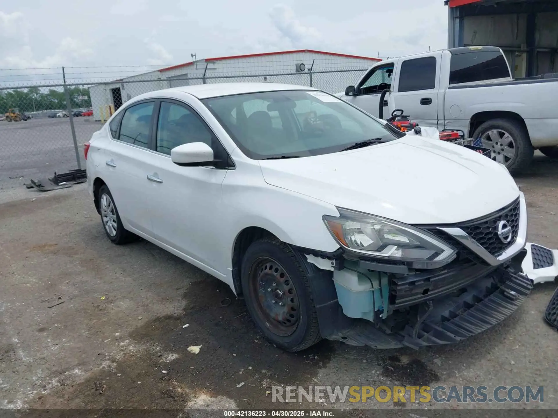 1 Photograph of a damaged car 3N1AB7AP6KY335665 NISSAN SENTRA 2019