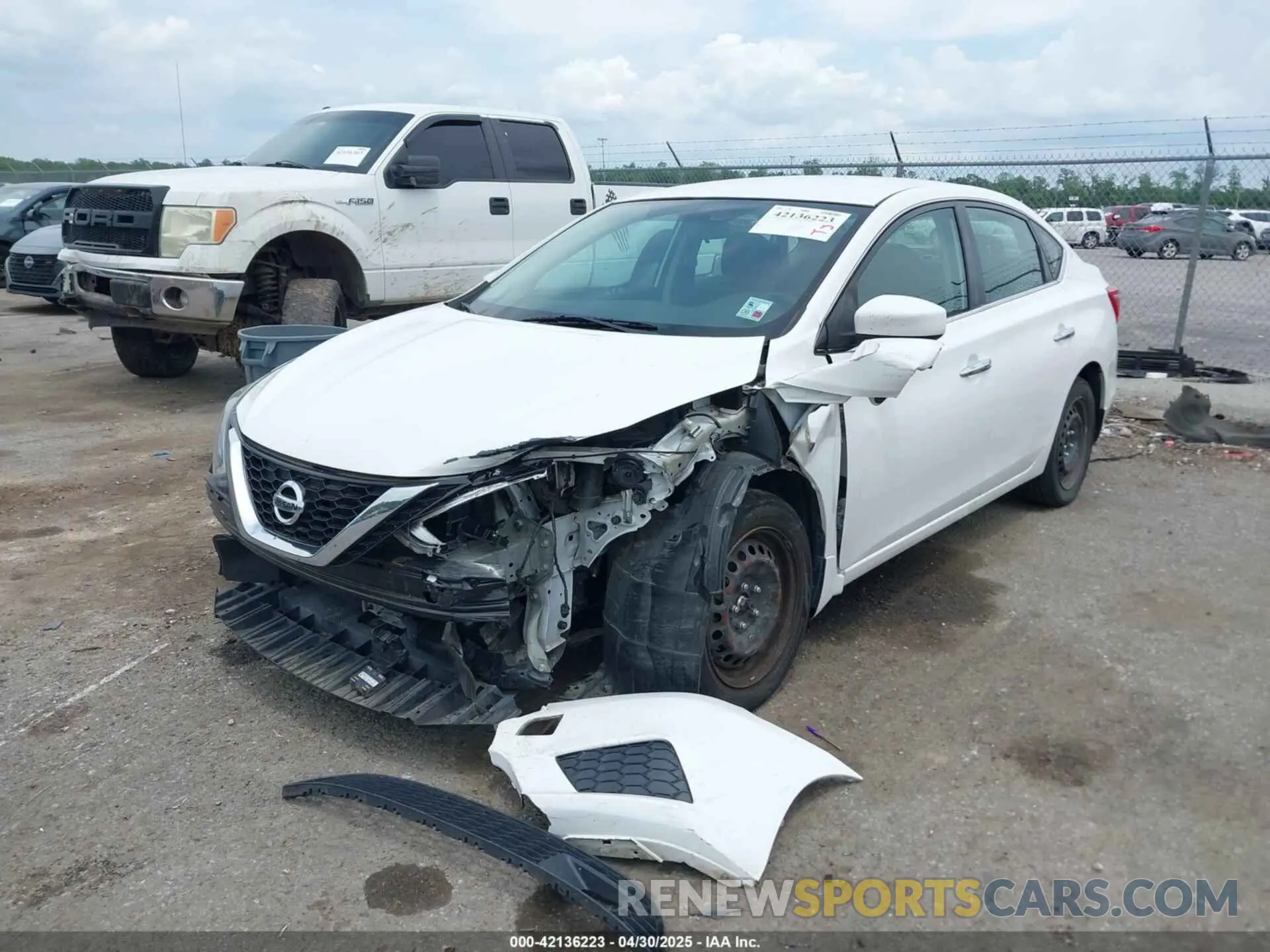2 Photograph of a damaged car 3N1AB7AP6KY335665 NISSAN SENTRA 2019