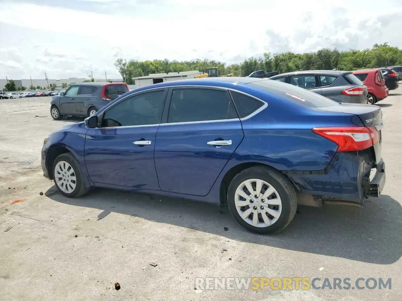 2 Photograph of a damaged car 3N1AB7AP6KY337819 NISSAN SENTRA 2019