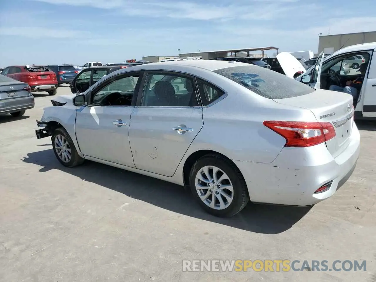 2 Photograph of a damaged car 3N1AB7AP6KY339442 NISSAN SENTRA 2019