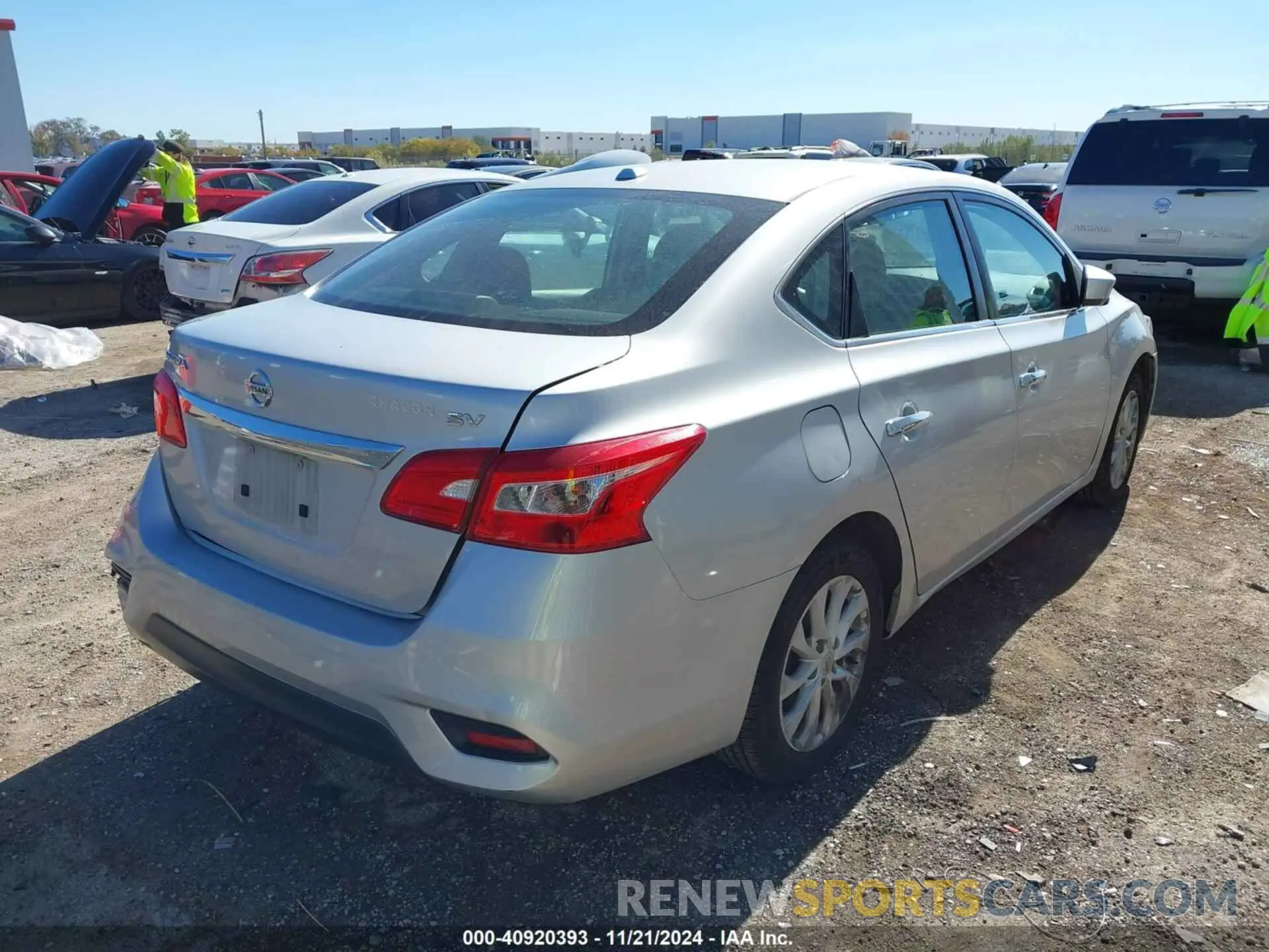 4 Photograph of a damaged car 3N1AB7AP6KY340977 NISSAN SENTRA 2019