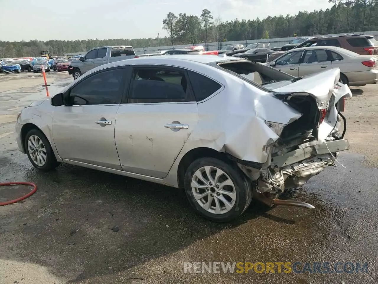 2 Photograph of a damaged car 3N1AB7AP6KY343765 NISSAN SENTRA 2019