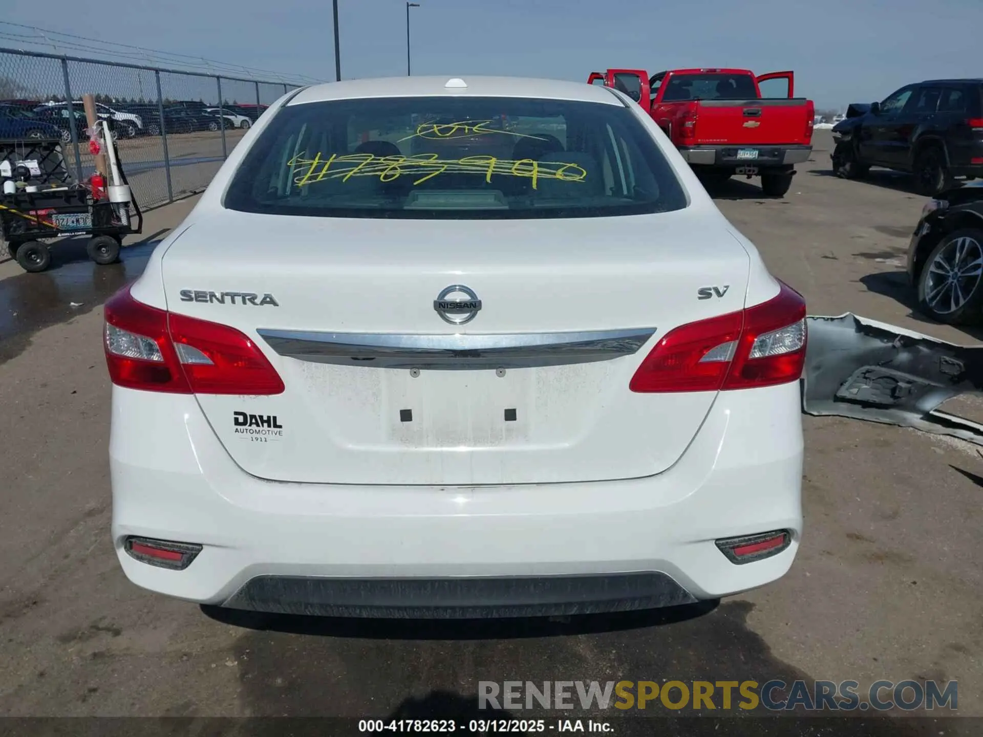 17 Photograph of a damaged car 3N1AB7AP6KY350750 NISSAN SENTRA 2019