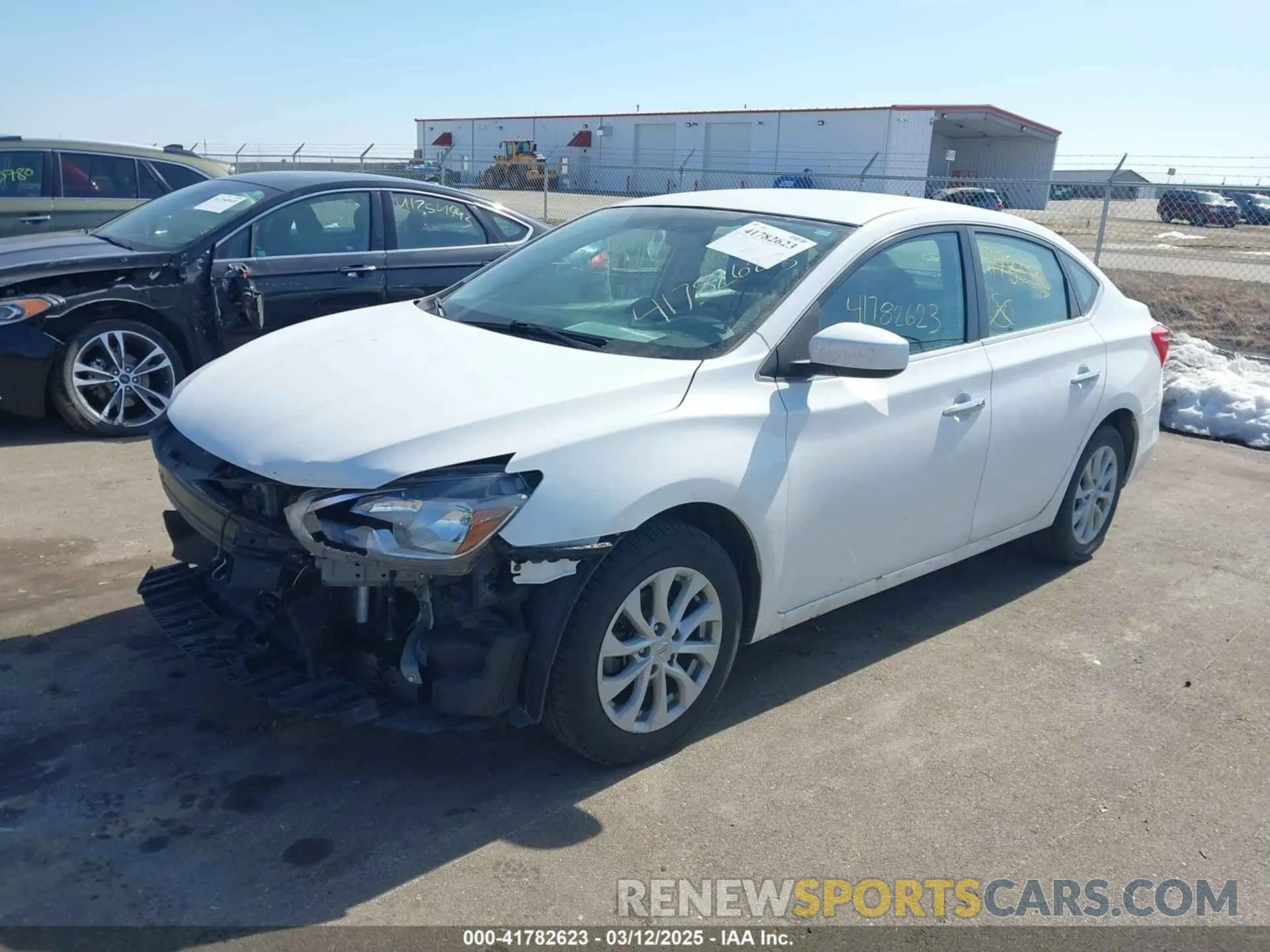 2 Photograph of a damaged car 3N1AB7AP6KY350750 NISSAN SENTRA 2019