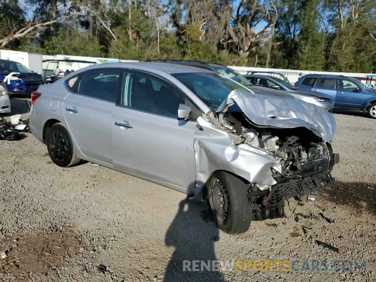 4 Photograph of a damaged car 3N1AB7AP6KY354359 NISSAN SENTRA 2019