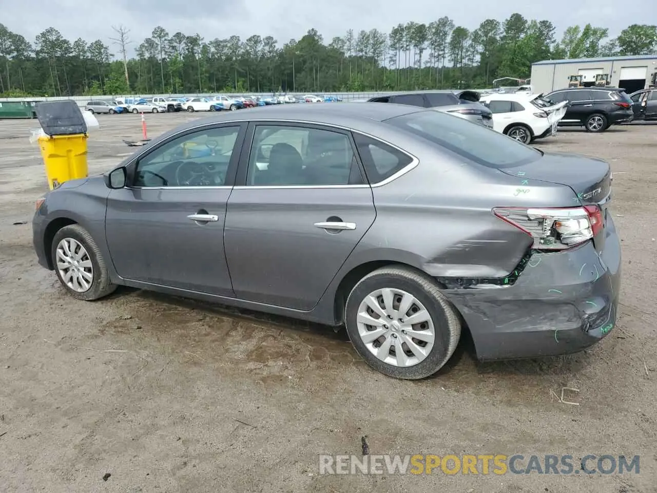 2 Photograph of a damaged car 3N1AB7AP6KY356371 NISSAN SENTRA 2019