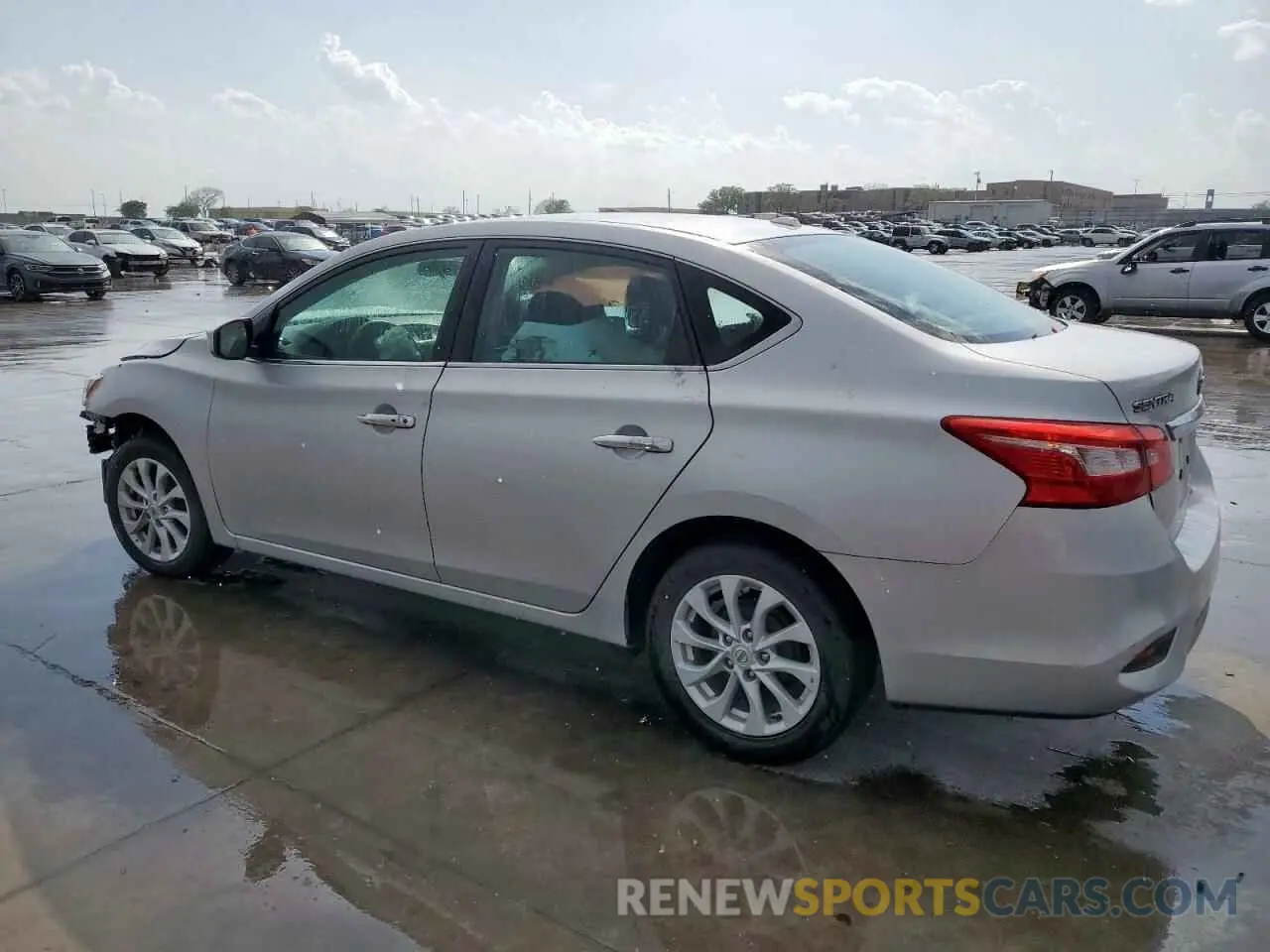 2 Photograph of a damaged car 3N1AB7AP6KY356483 NISSAN SENTRA 2019