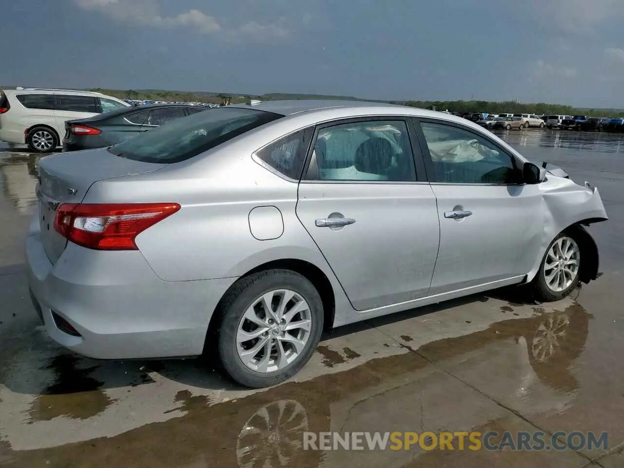 3 Photograph of a damaged car 3N1AB7AP6KY356483 NISSAN SENTRA 2019