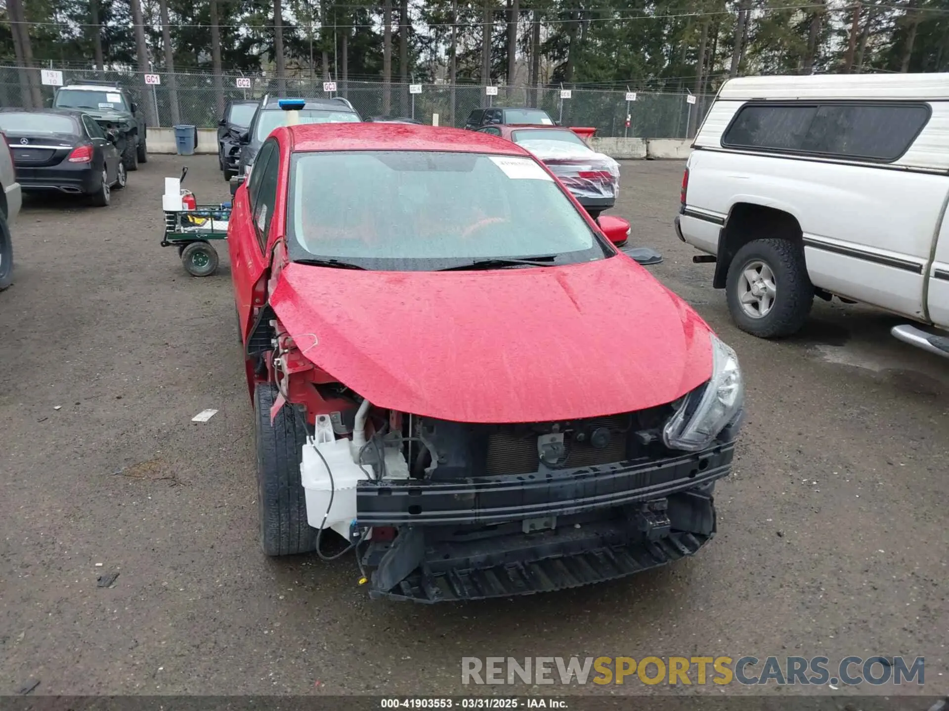 13 Photograph of a damaged car 3N1AB7AP6KY357794 NISSAN SENTRA 2019