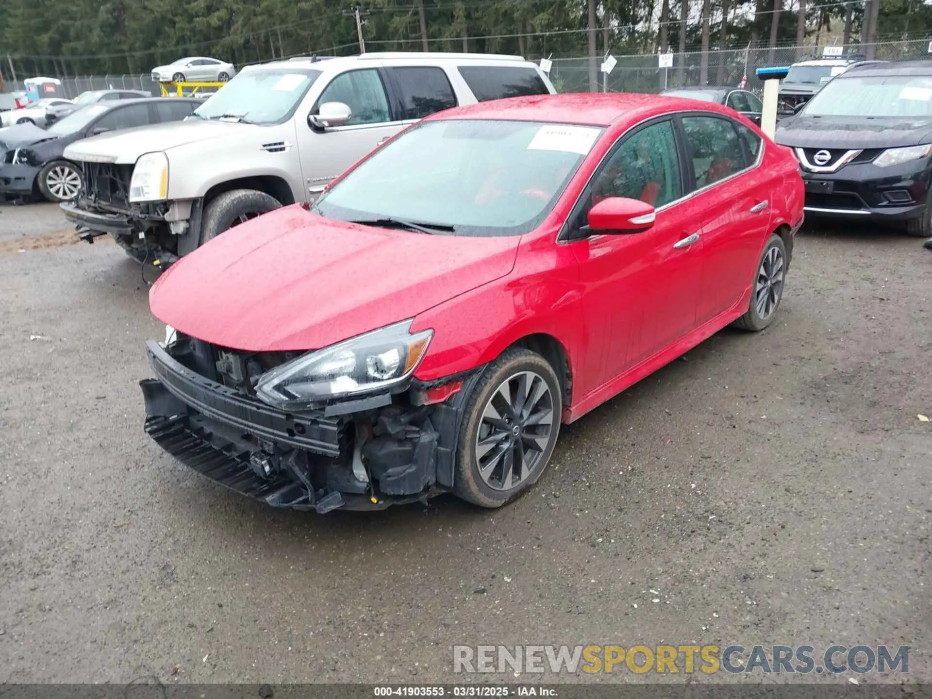 2 Photograph of a damaged car 3N1AB7AP6KY357794 NISSAN SENTRA 2019