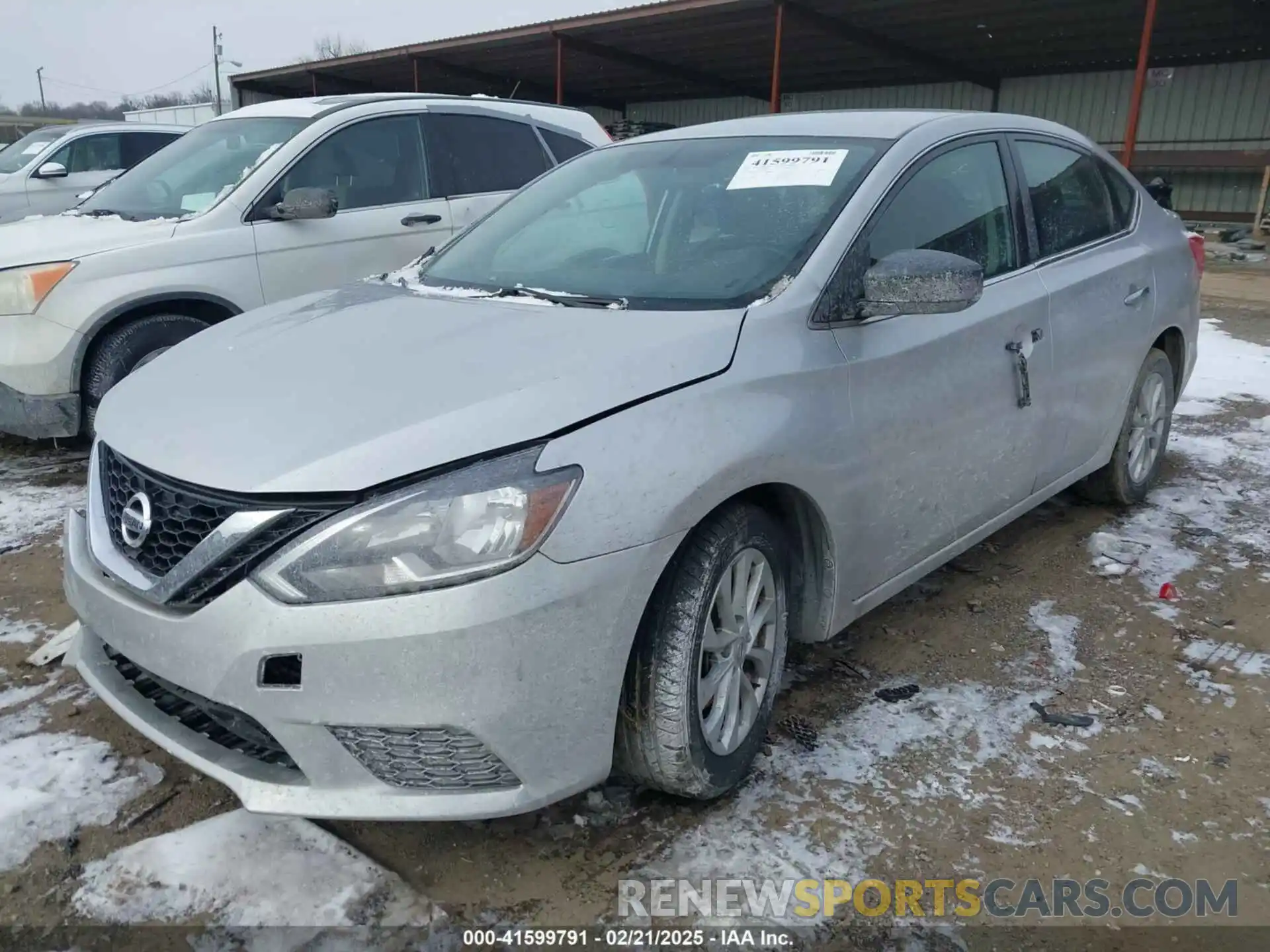 2 Photograph of a damaged car 3N1AB7AP6KY360629 NISSAN SENTRA 2019