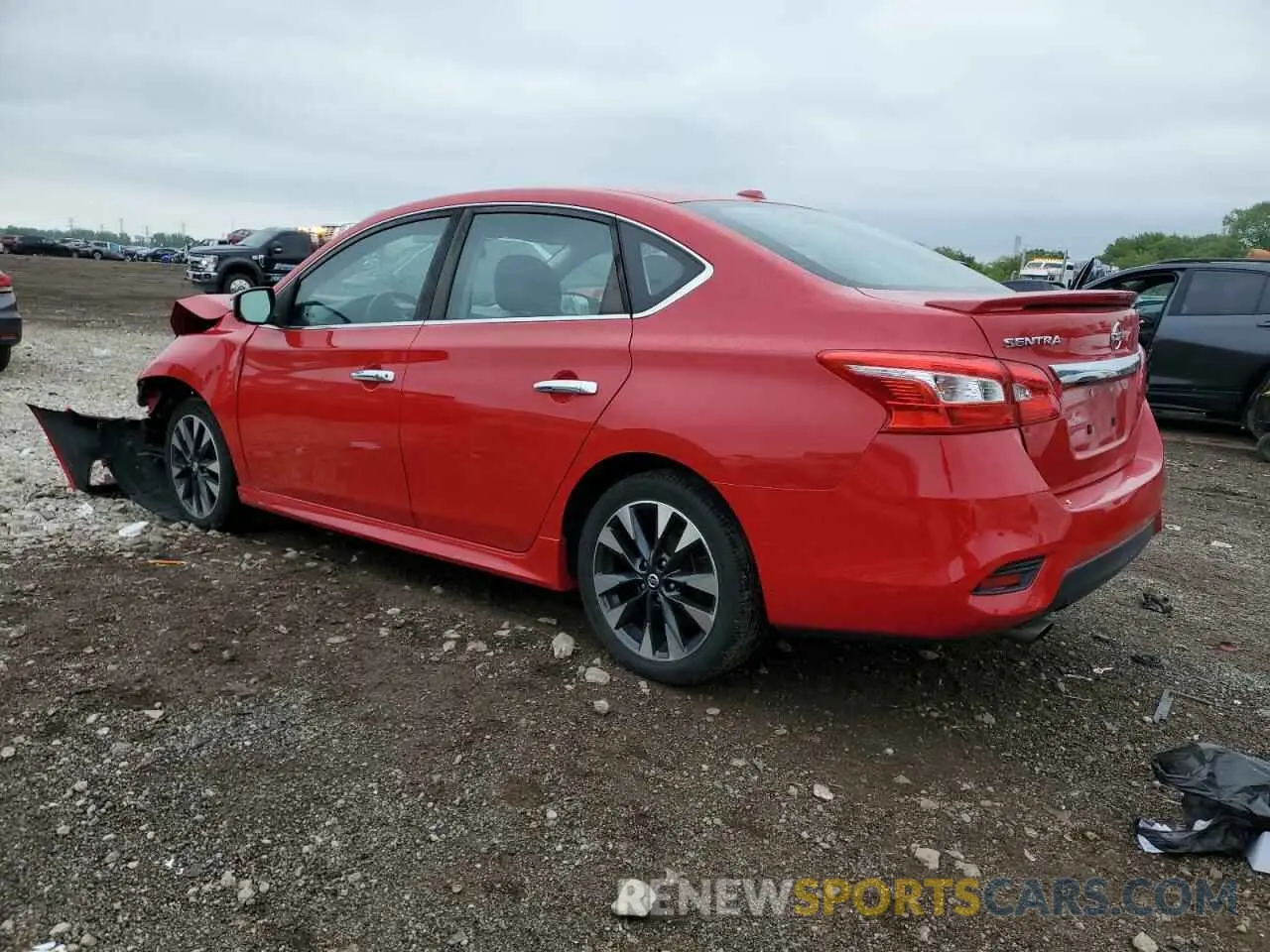 2 Photograph of a damaged car 3N1AB7AP6KY369993 NISSAN SENTRA 2019