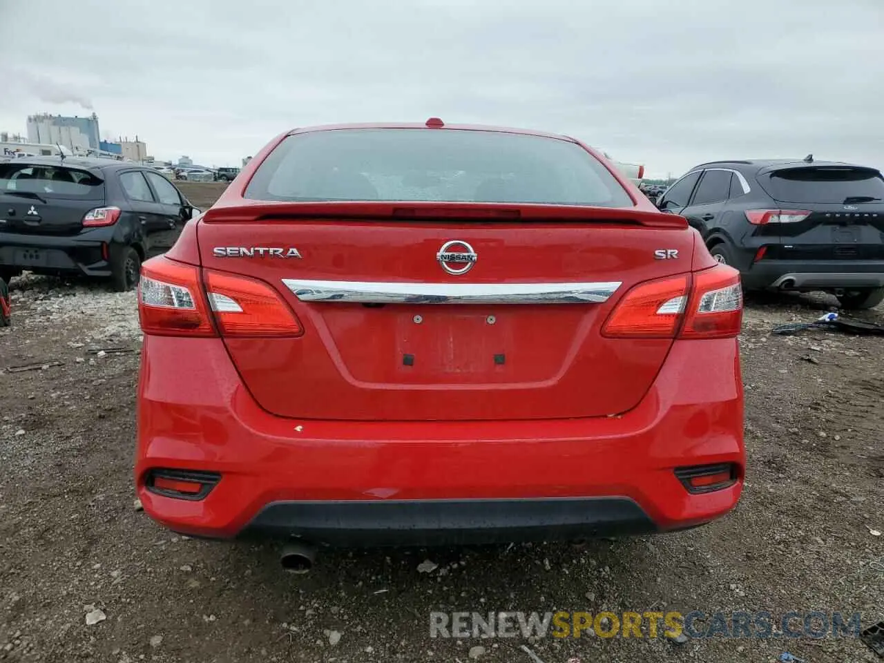 6 Photograph of a damaged car 3N1AB7AP6KY369993 NISSAN SENTRA 2019