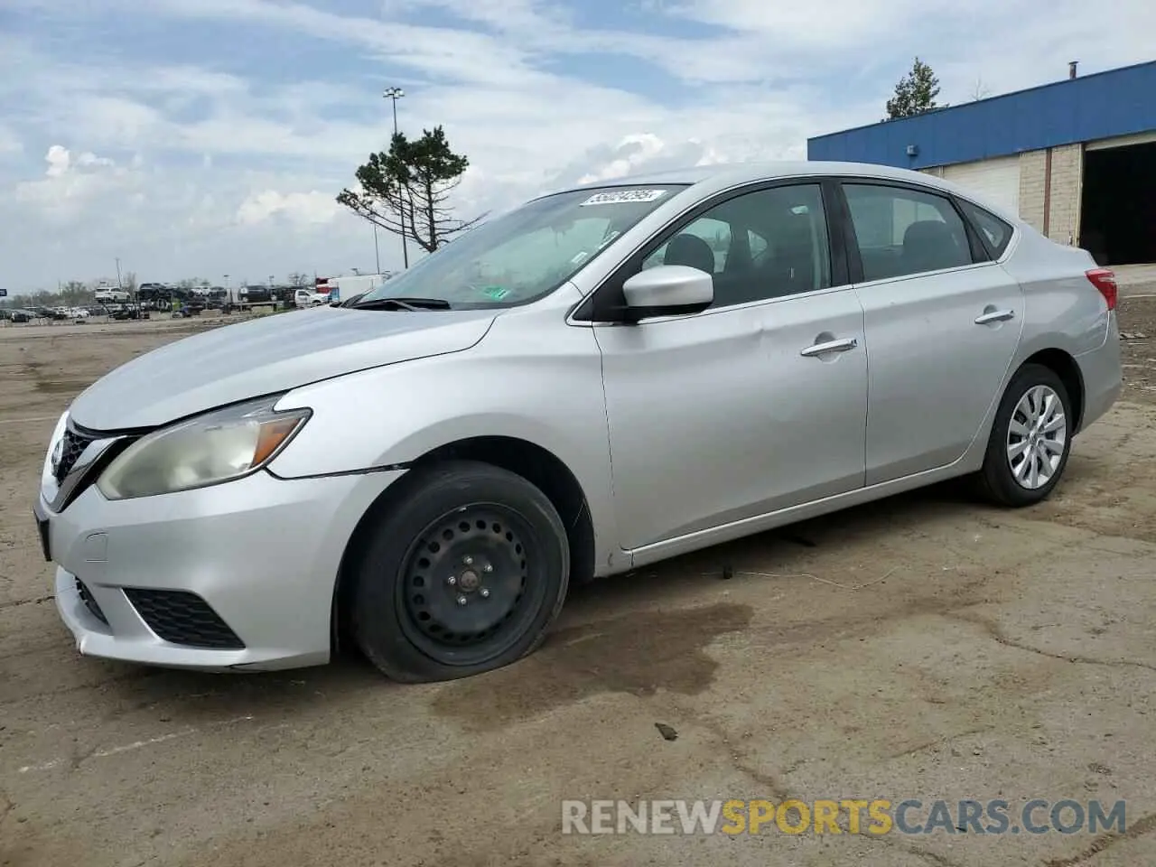 1 Photograph of a damaged car 3N1AB7AP6KY370187 NISSAN SENTRA 2019