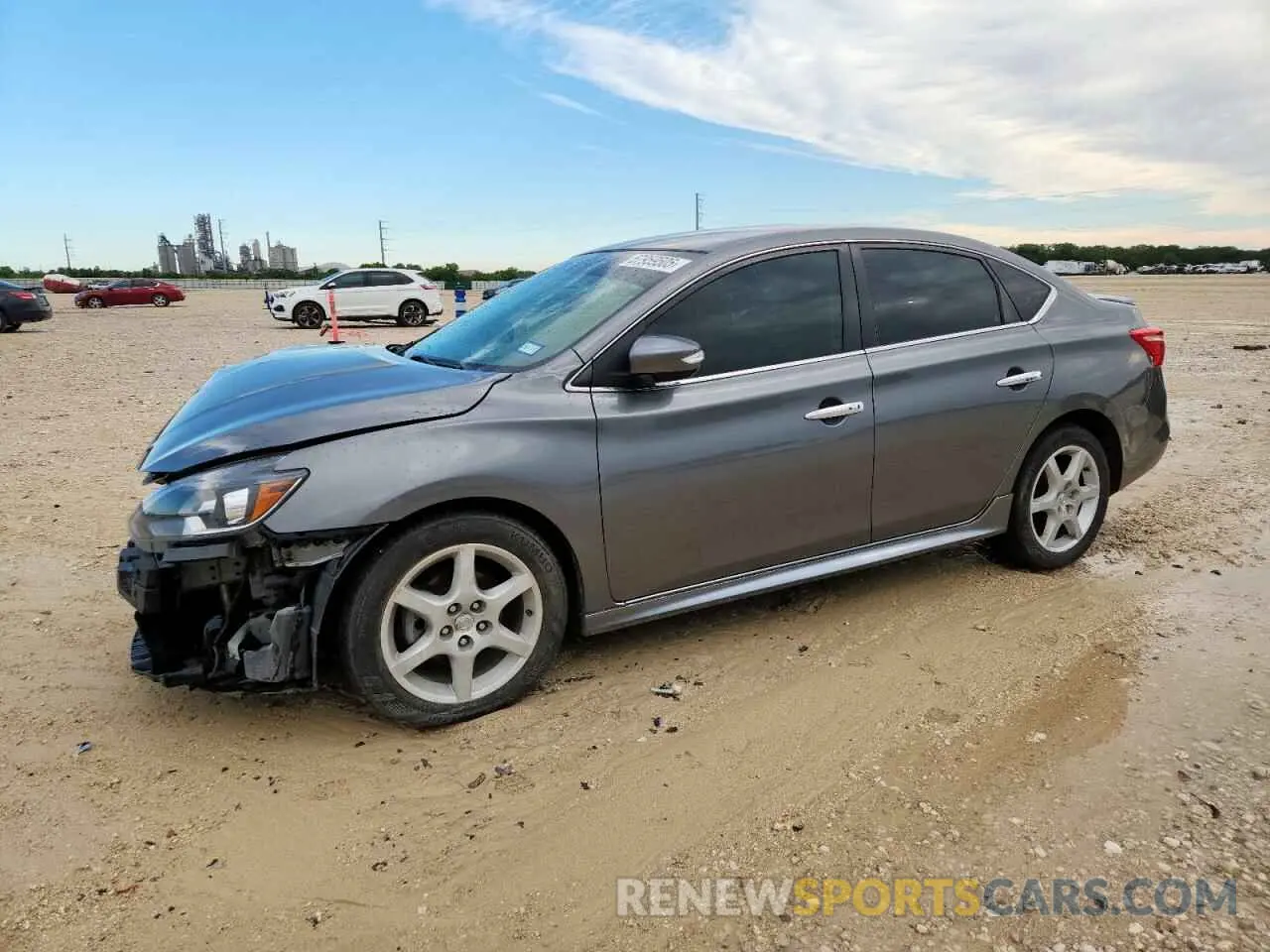 1 Photograph of a damaged car 3N1AB7AP6KY372814 NISSAN SENTRA 2019