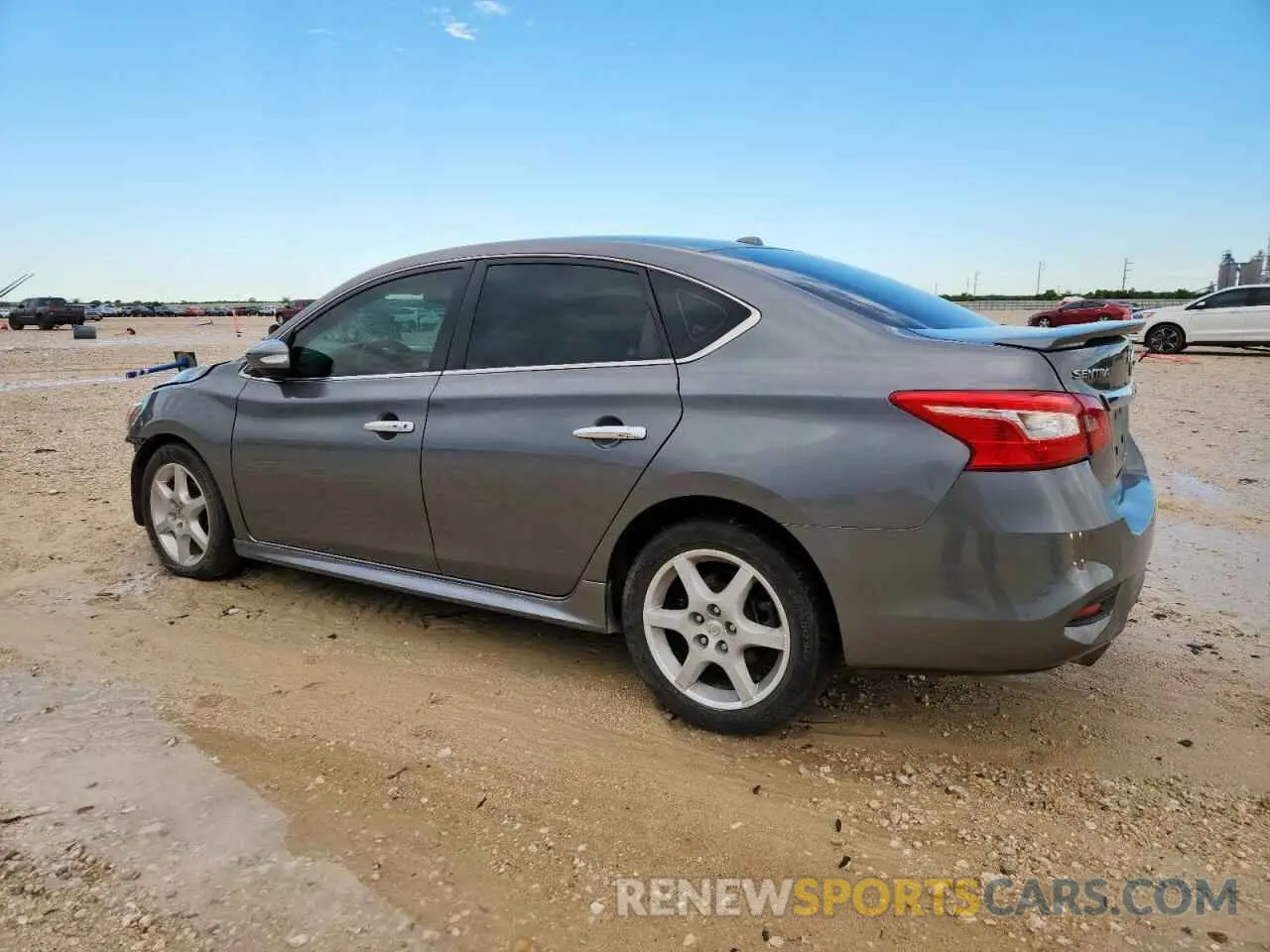 2 Photograph of a damaged car 3N1AB7AP6KY372814 NISSAN SENTRA 2019