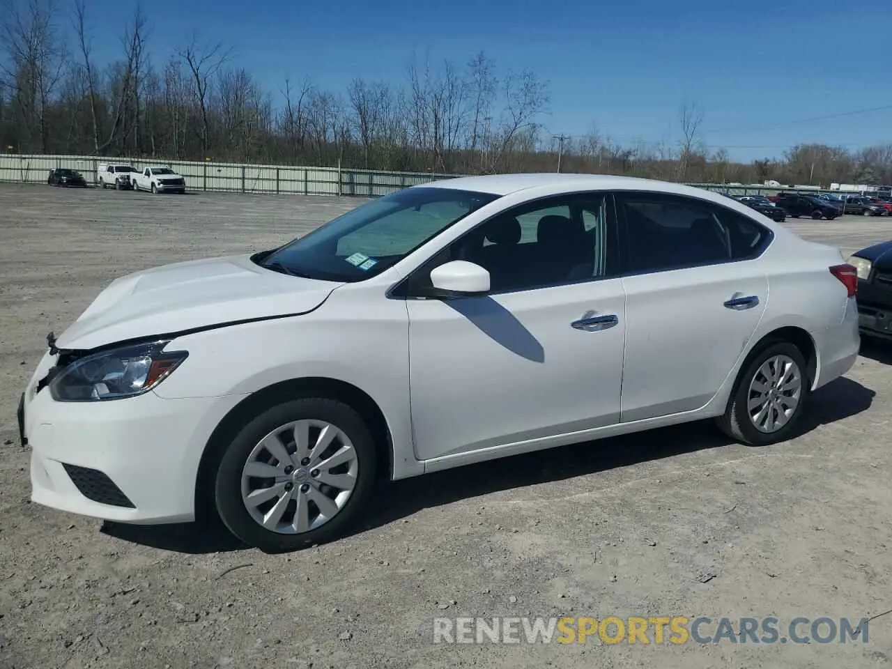 1 Photograph of a damaged car 3N1AB7AP6KY376667 NISSAN SENTRA 2019