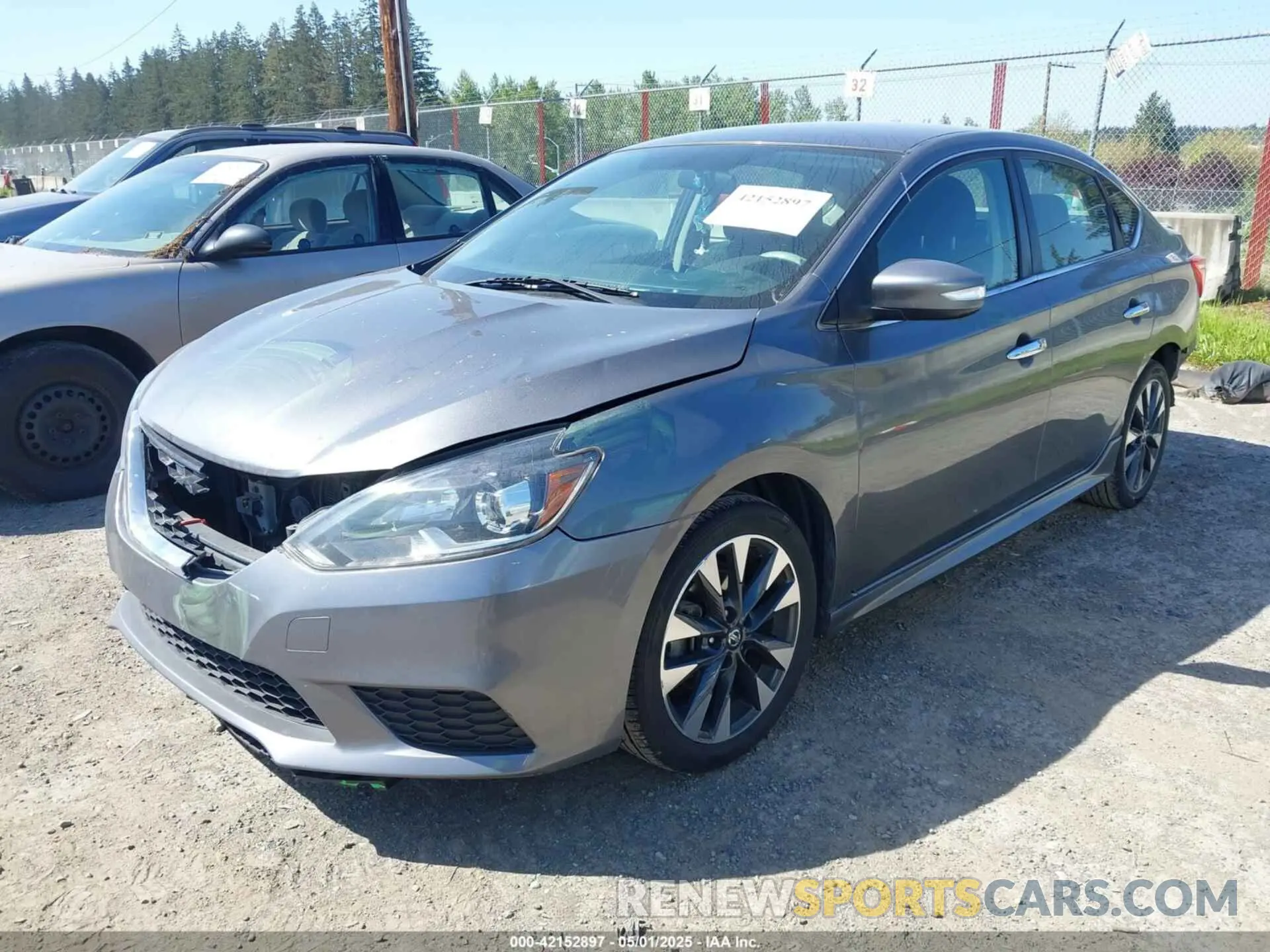 2 Photograph of a damaged car 3N1AB7AP6KY378886 NISSAN SENTRA 2019