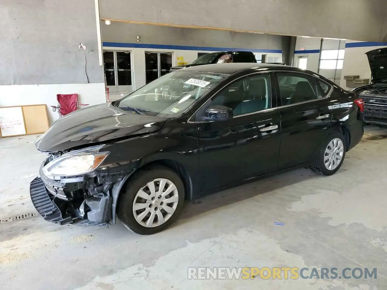 1 Photograph of a damaged car 3N1AB7AP6KY380069 NISSAN SENTRA 2019