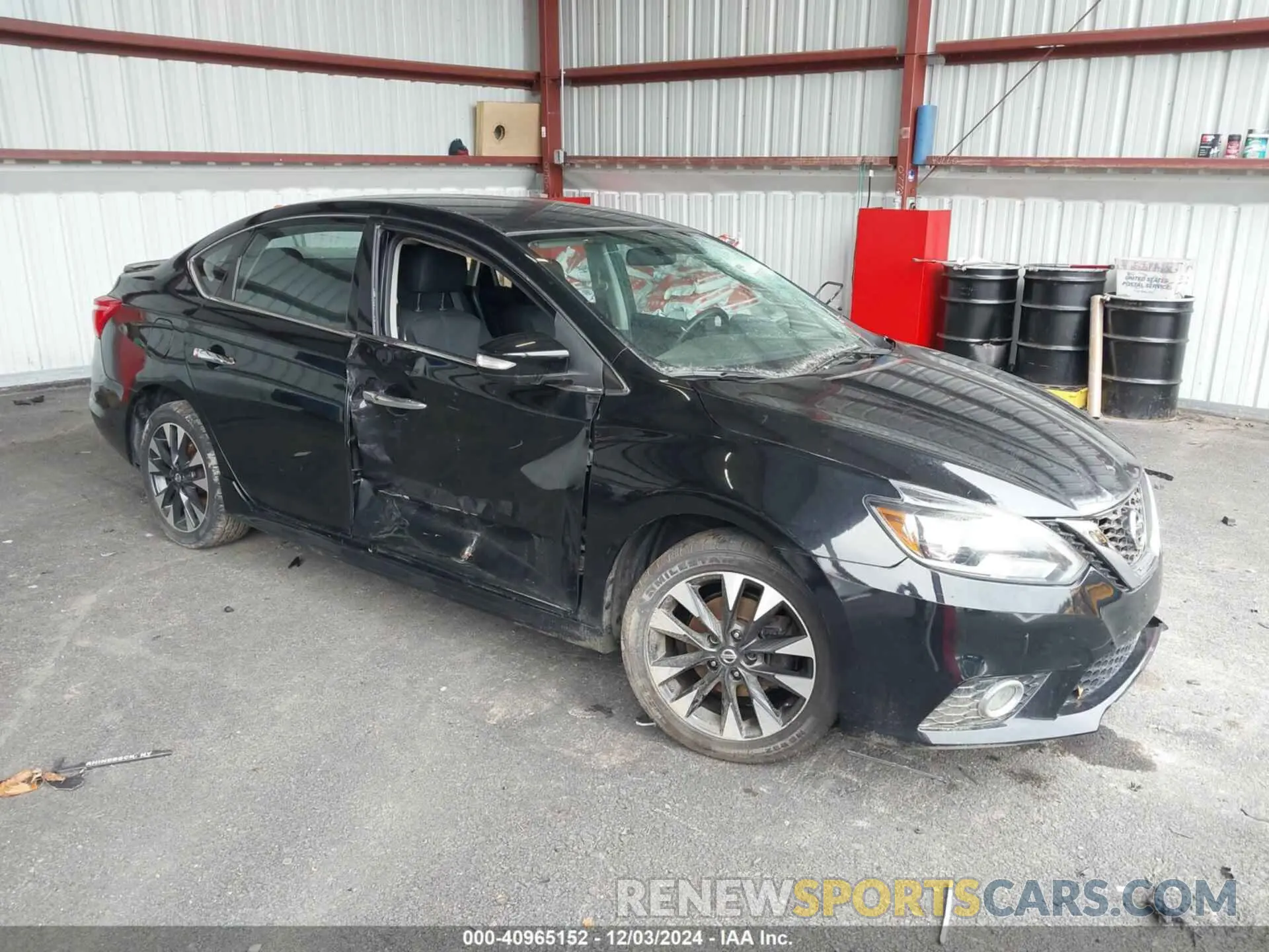 1 Photograph of a damaged car 3N1AB7AP6KY381819 NISSAN SENTRA 2019