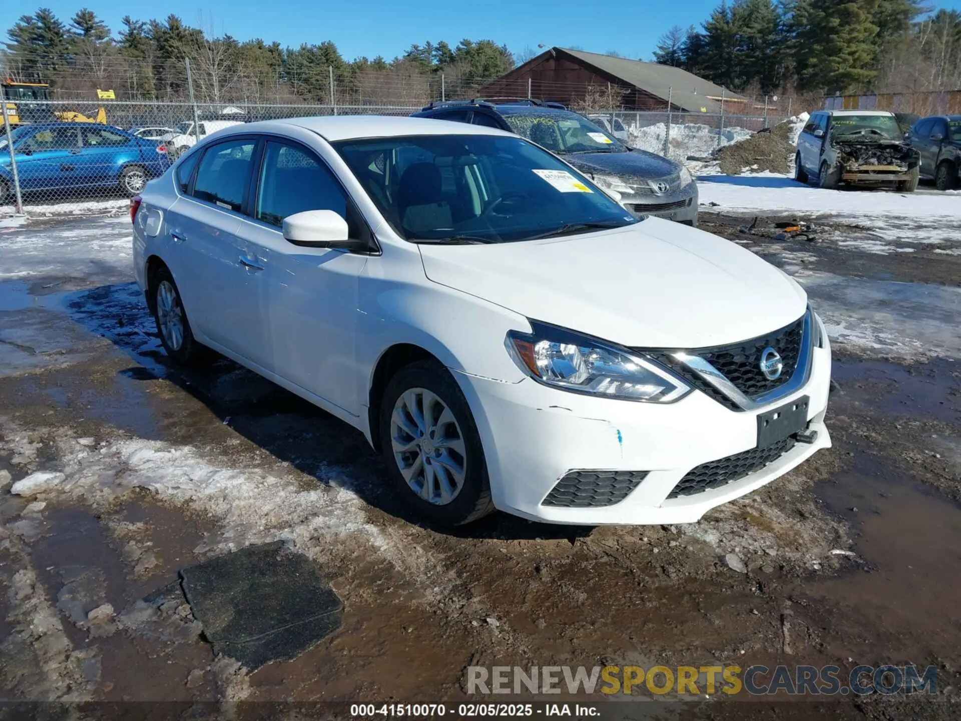 1 Photograph of a damaged car 3N1AB7AP6KY381948 NISSAN SENTRA 2019