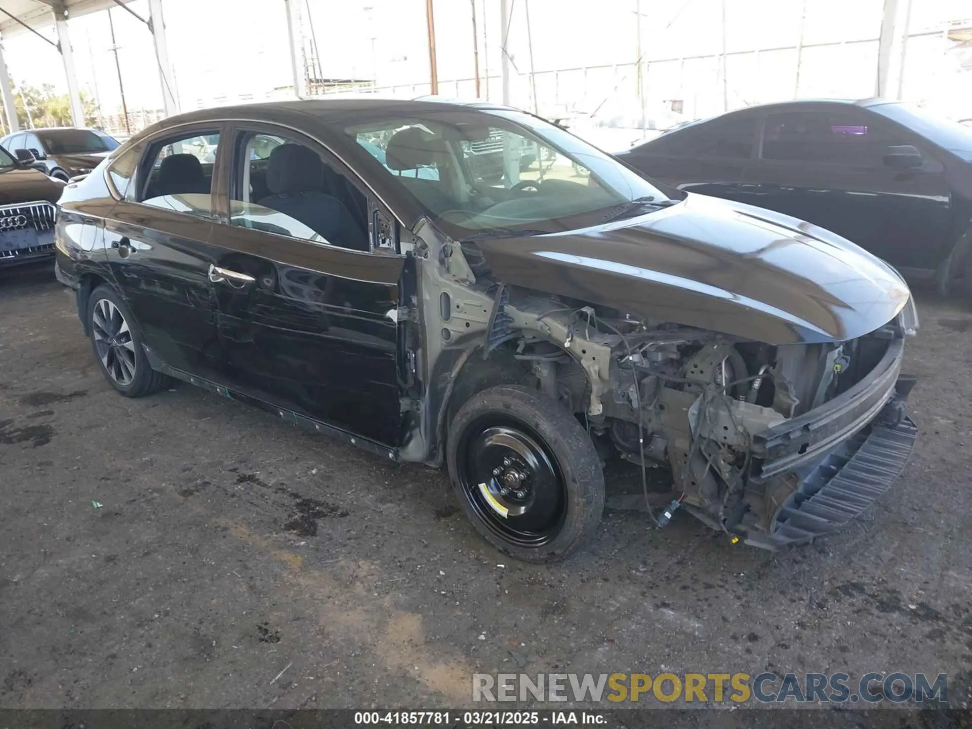 1 Photograph of a damaged car 3N1AB7AP6KY382078 NISSAN SENTRA 2019