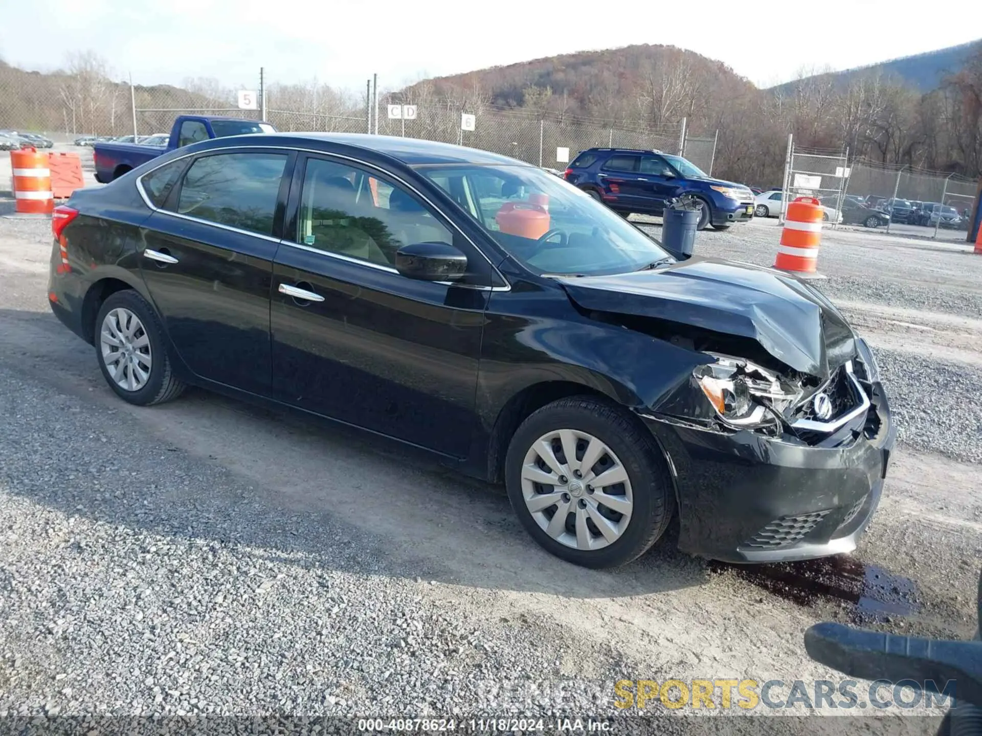 1 Photograph of a damaged car 3N1AB7AP6KY385515 NISSAN SENTRA 2019