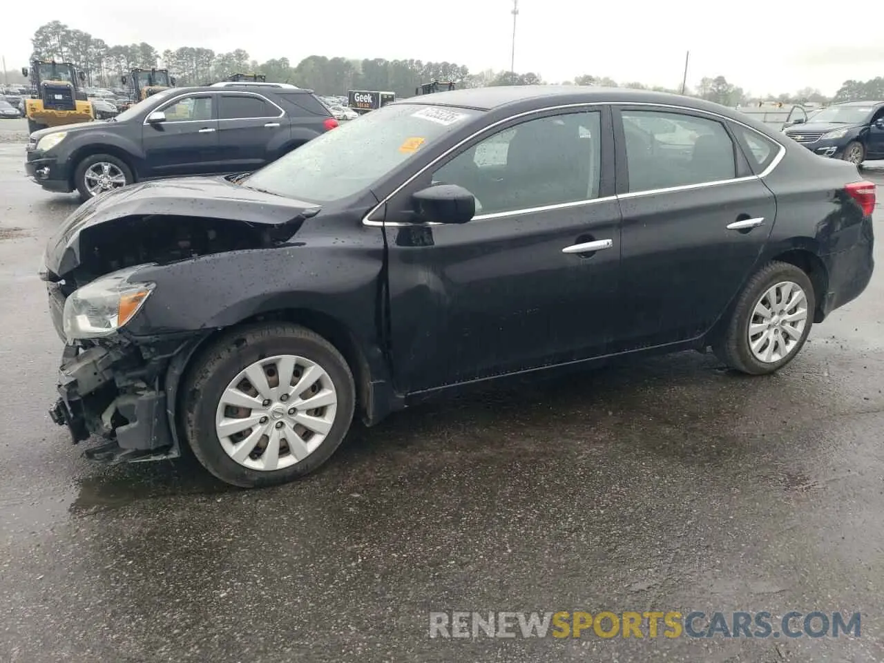 1 Photograph of a damaged car 3N1AB7AP6KY396272 NISSAN SENTRA 2019