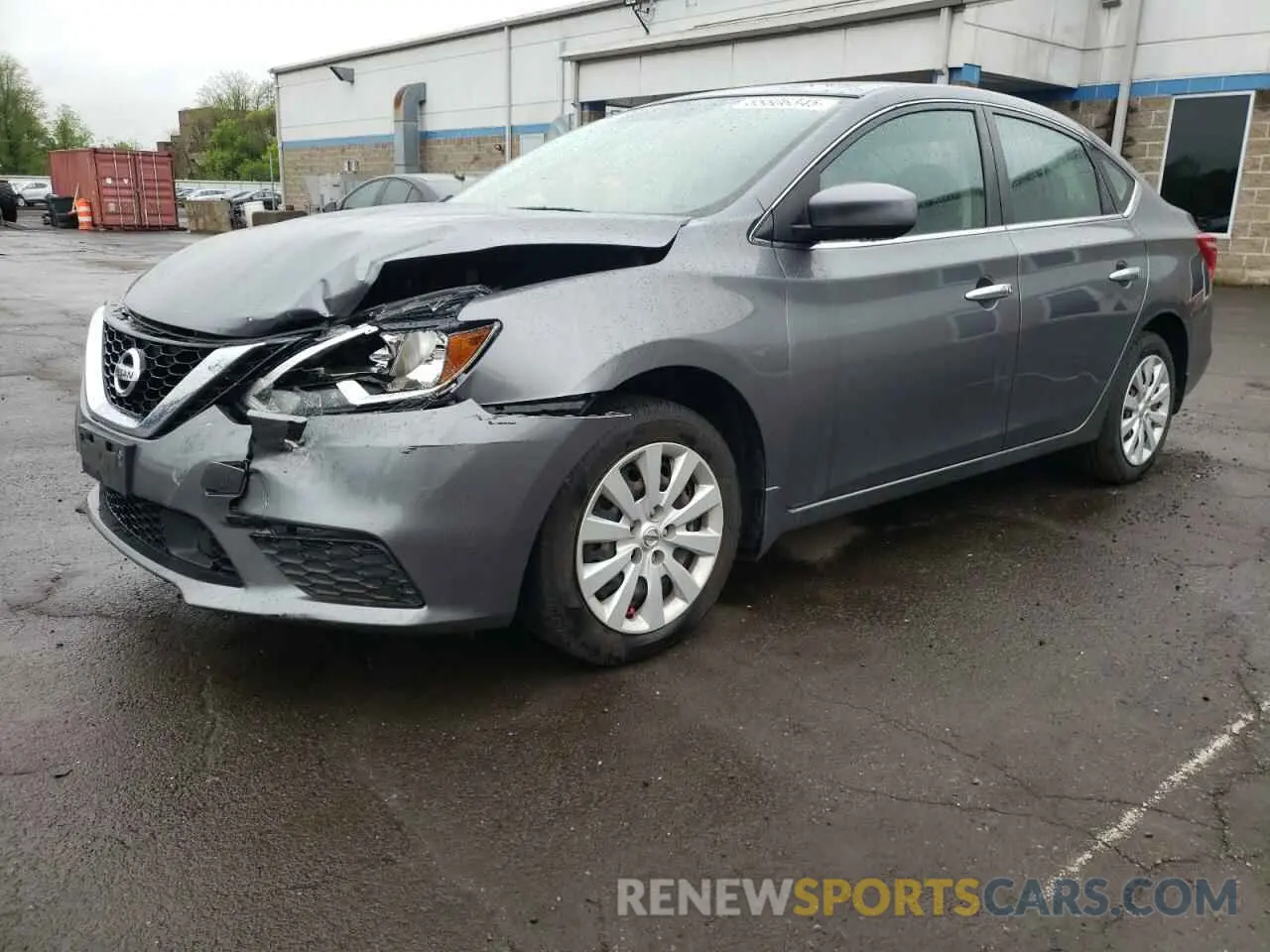 1 Photograph of a damaged car 3N1AB7AP6KY400398 NISSAN SENTRA 2019