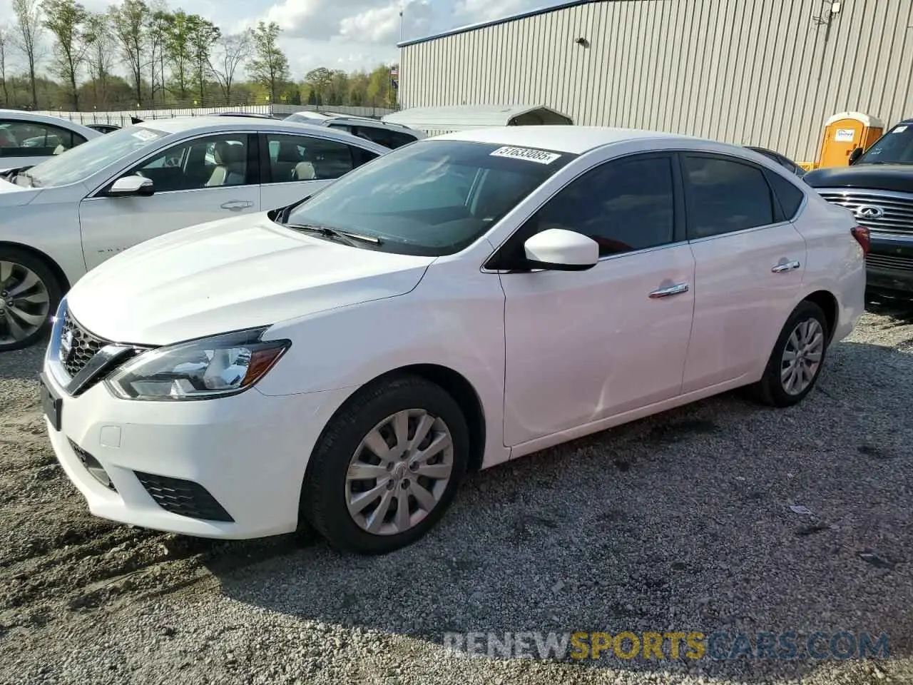 1 Photograph of a damaged car 3N1AB7AP6KY413877 NISSAN SENTRA 2019