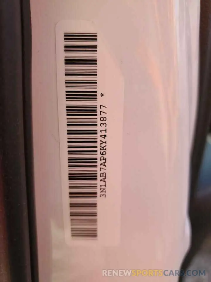 12 Photograph of a damaged car 3N1AB7AP6KY413877 NISSAN SENTRA 2019