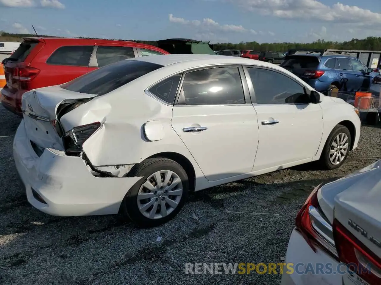 3 Photograph of a damaged car 3N1AB7AP6KY413877 NISSAN SENTRA 2019