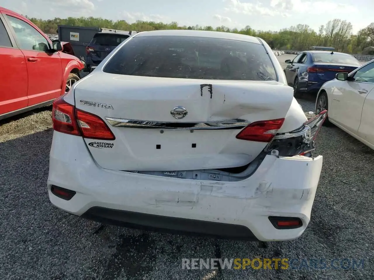 6 Photograph of a damaged car 3N1AB7AP6KY413877 NISSAN SENTRA 2019